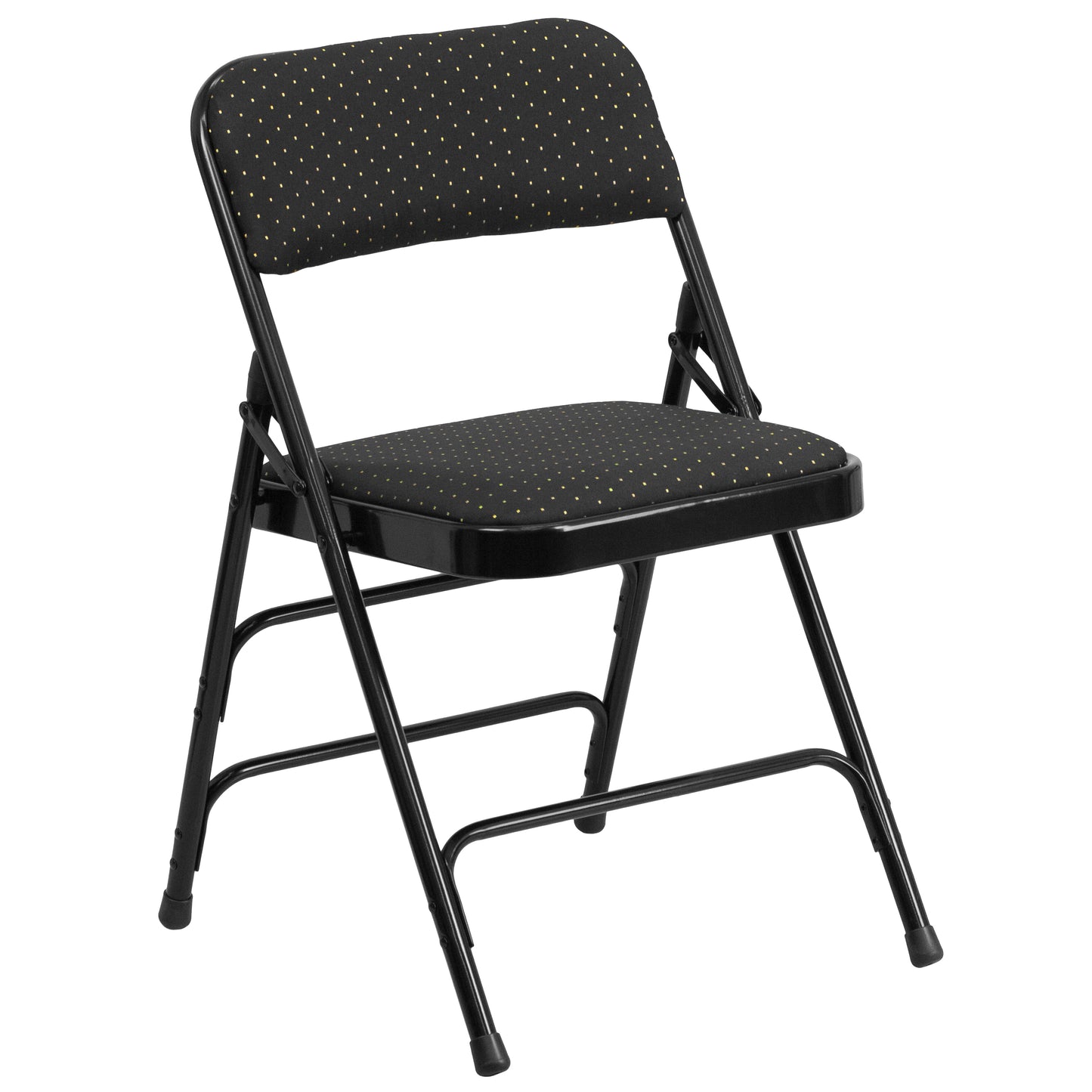 Curved Triple Braced & Double Hinged Metal Folding Chair