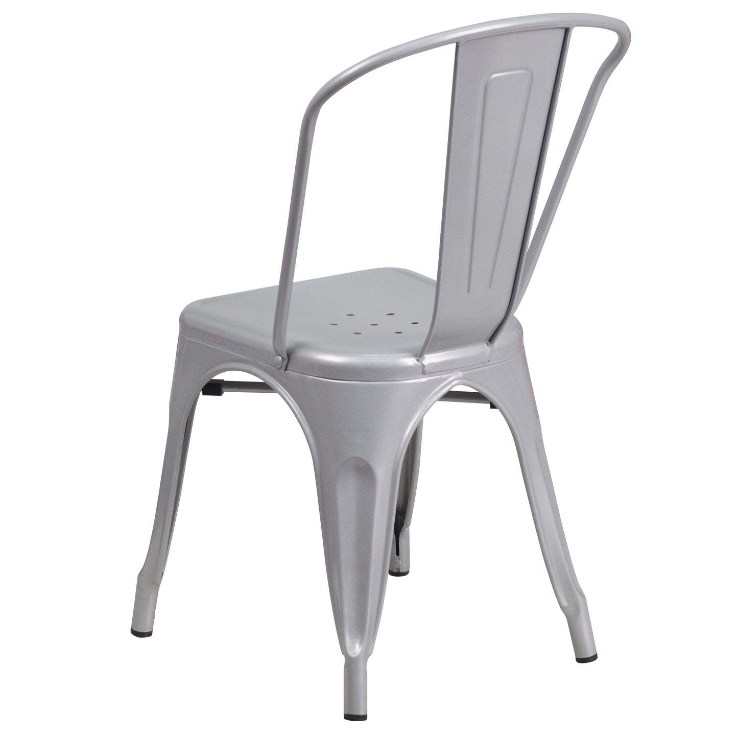 Commercial Grade Metal Indoor-Outdoor Stackable Chair