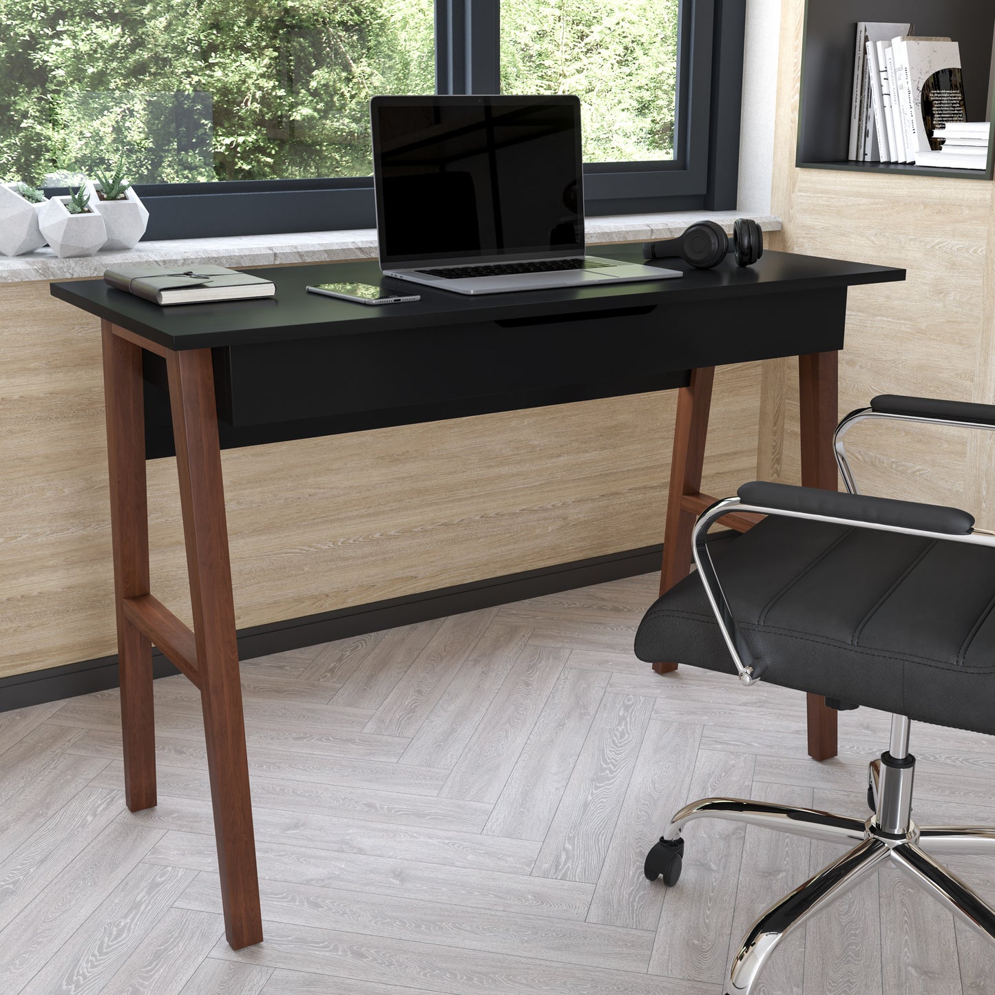 Home Office Writing Computer Desk with Storage Drawer