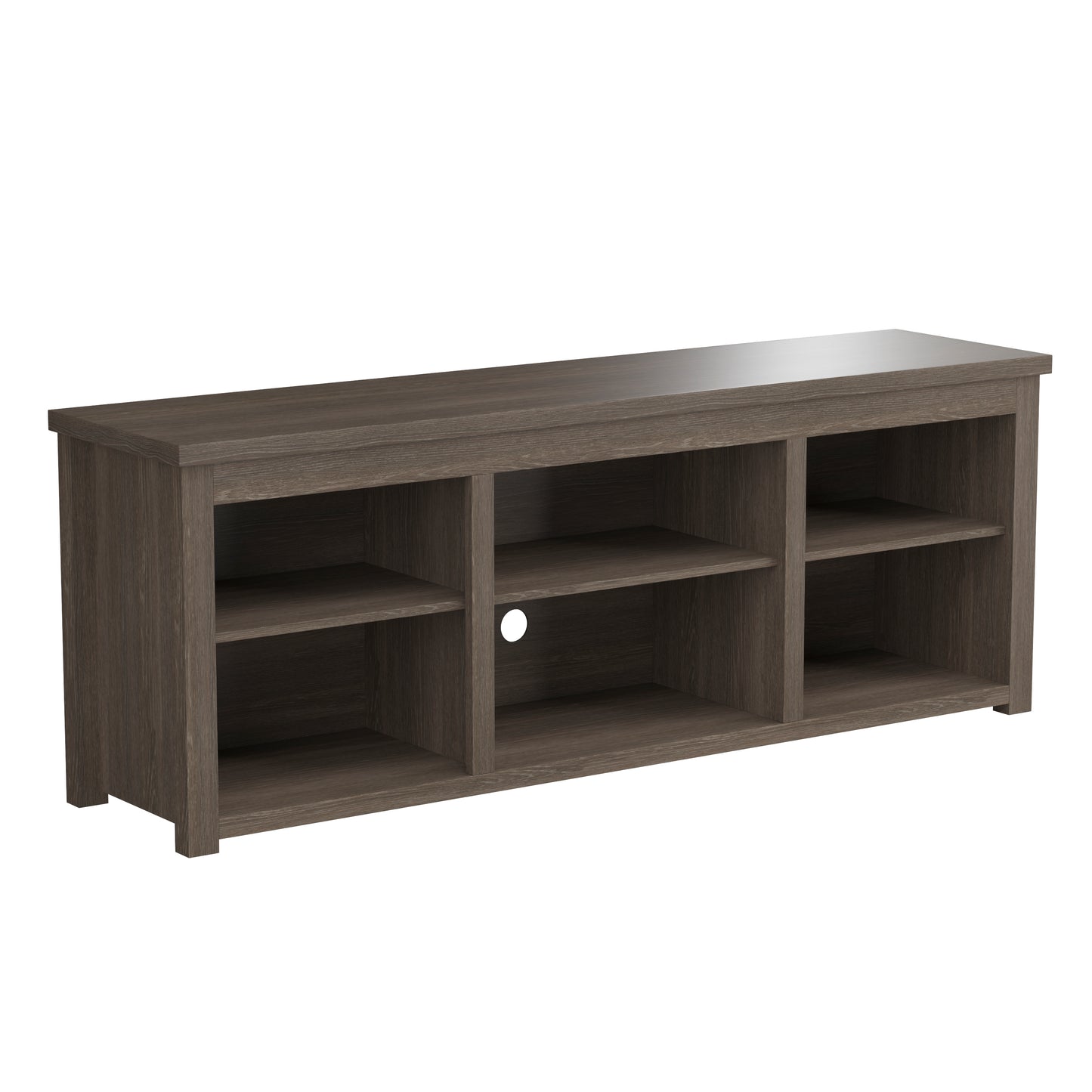 65-Inch Open Media Console Cabinet for TVs up to 80”