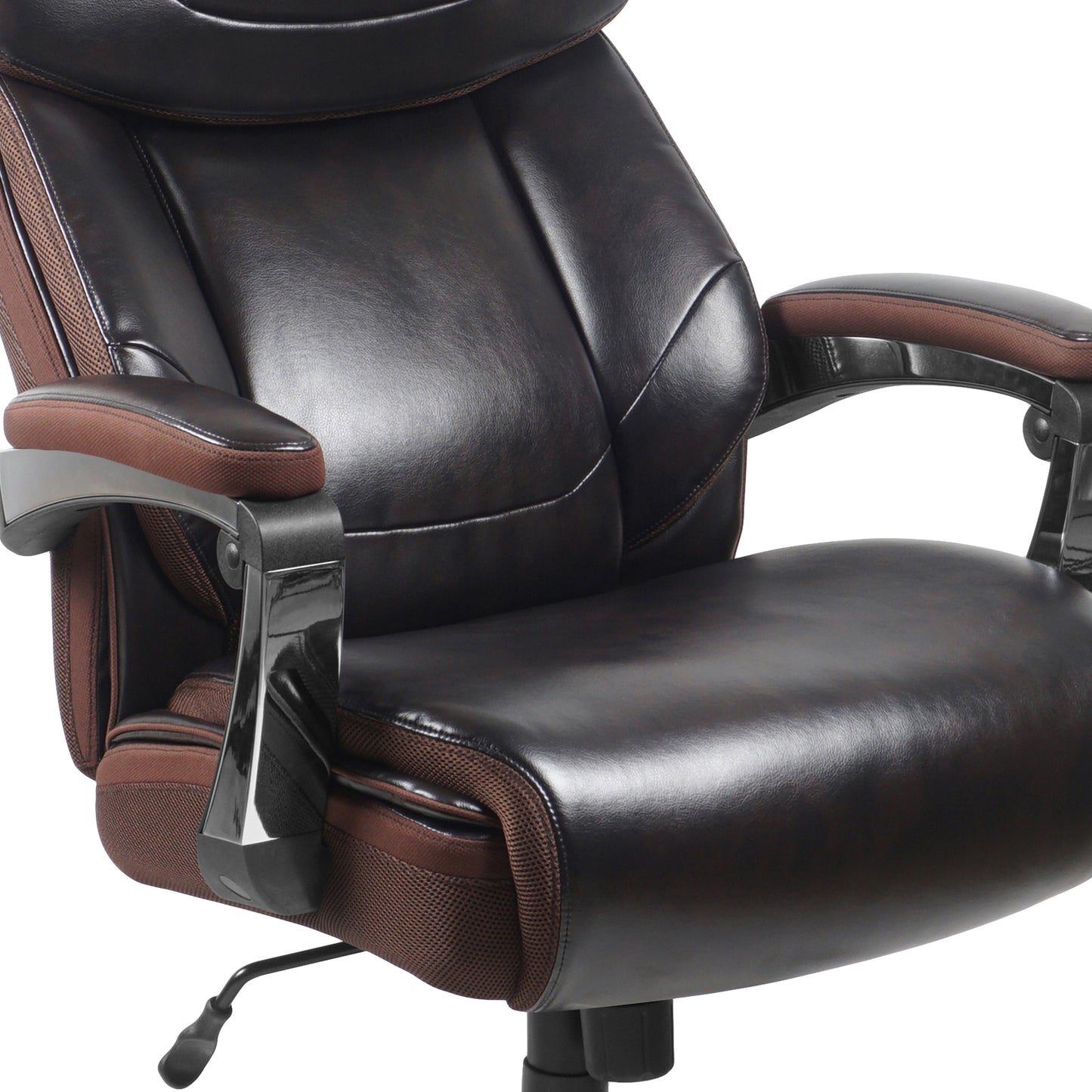 Contemporary Big & Tall High-Back Office Chair – 500 lb Capacity