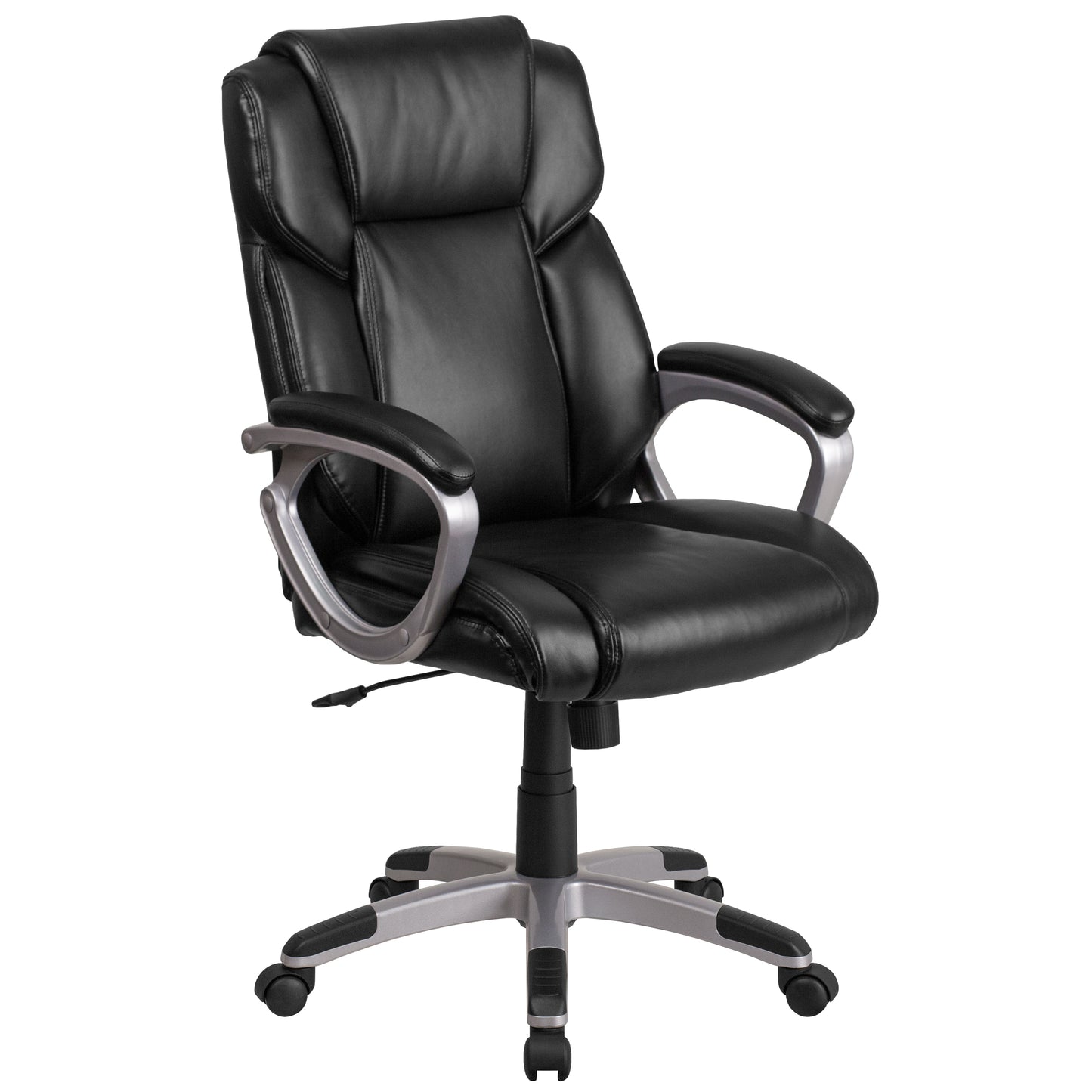 Contemporary Adjustable Executive Office Chair with Lumbar Support and Tilt Lock - 250 lb Capacity