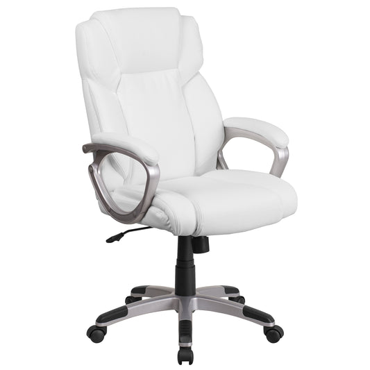 Contemporary Adjustable Executive Office Chair with Lumbar Support and Tilt Lock - 250 lb Capacity