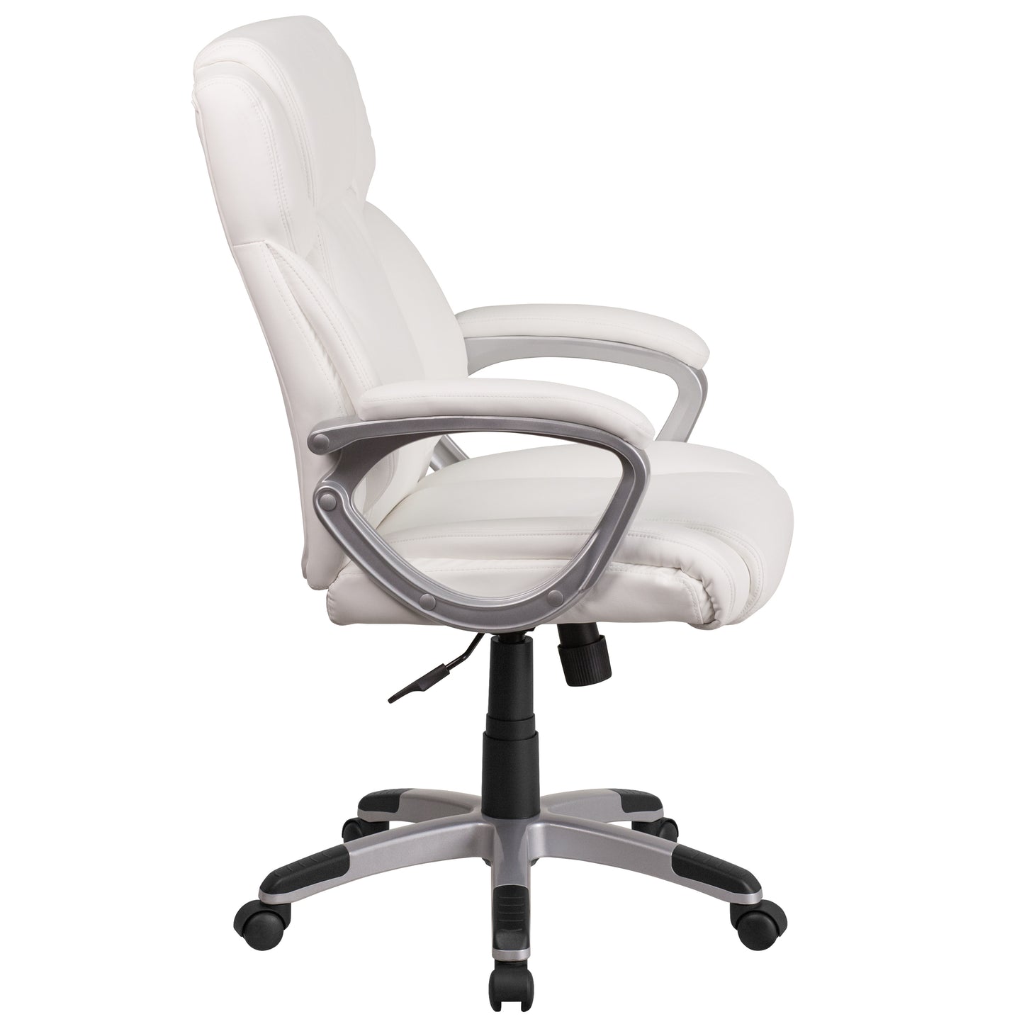 Contemporary Adjustable Executive Office Chair with Lumbar Support and Tilt Lock - 250 lb Capacity