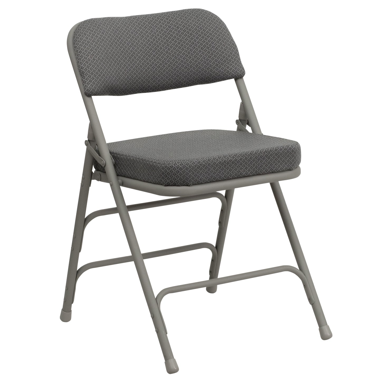 Triple Braced & Double Hinged Fabric Metal Folding Chair