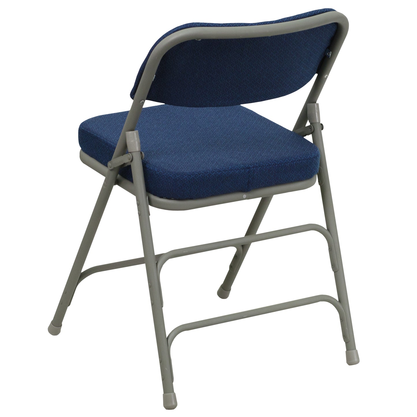 Triple Braced & Double Hinged Fabric Metal Folding Chair