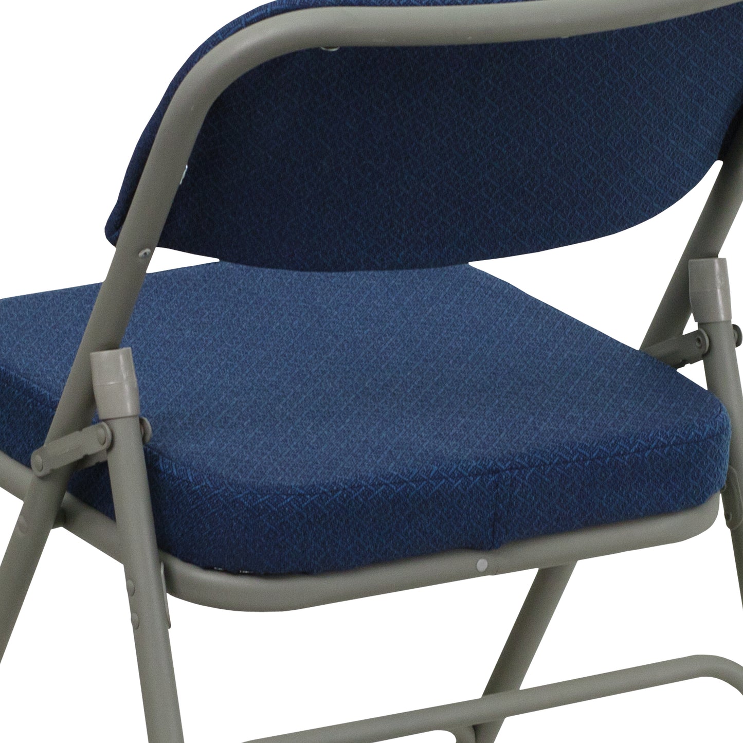 Triple Braced & Double Hinged Fabric Metal Folding Chair