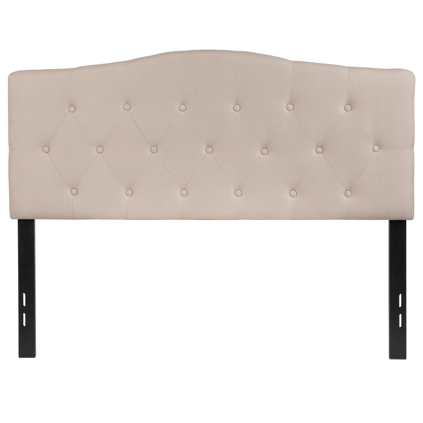 Contemporary Fabric Upholstered Headboard with Diamond Tufting (Full, Queen, King, Twin)