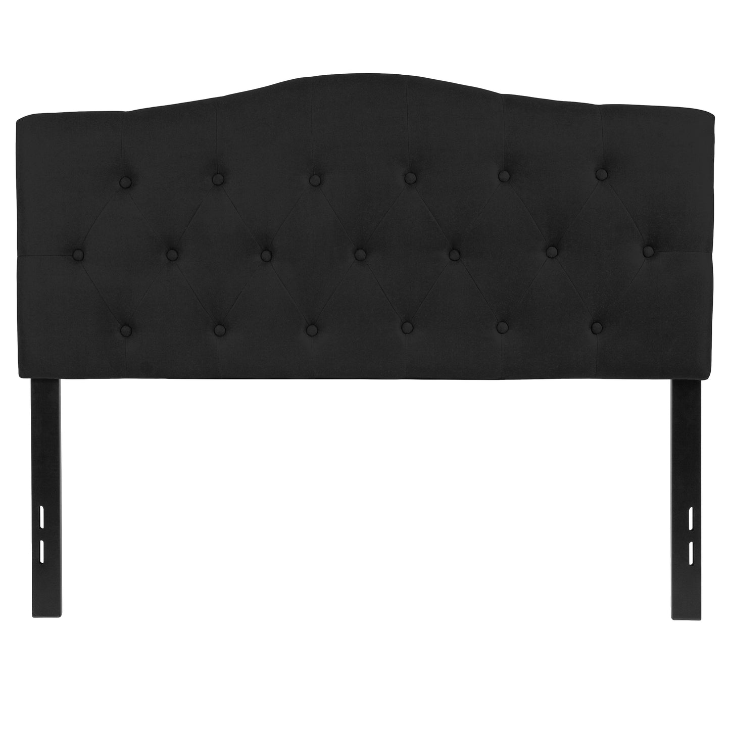 Contemporary Fabric Upholstered Headboard with Diamond Tufting (Full, Queen, King, Twin)