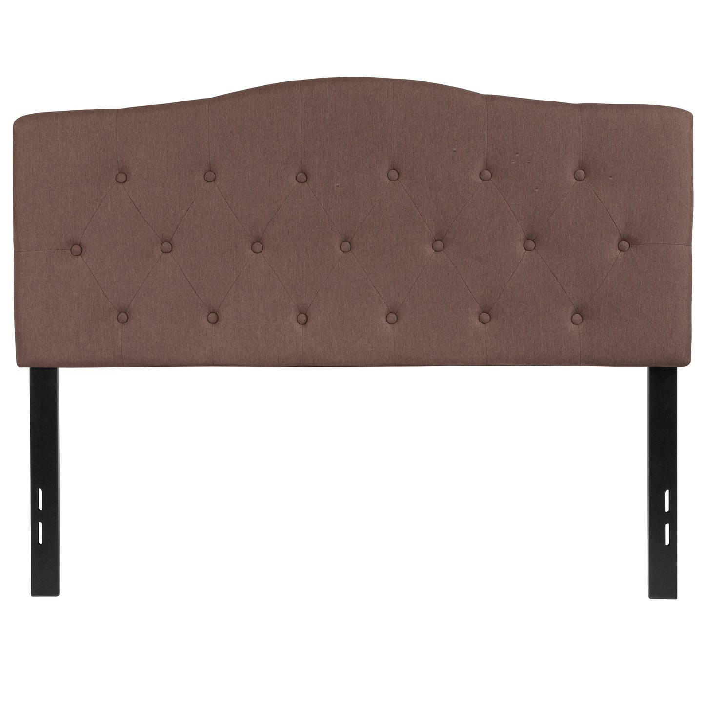 Contemporary Fabric Upholstered Headboard with Diamond Tufting (Full, Queen, King, Twin)