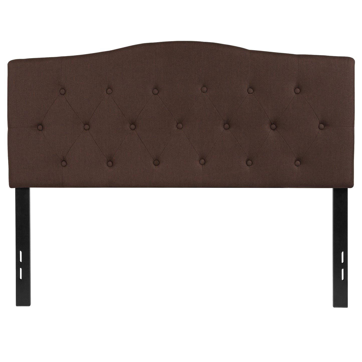 Contemporary Fabric Upholstered Headboard with Diamond Tufting (Full, Queen, King, Twin)