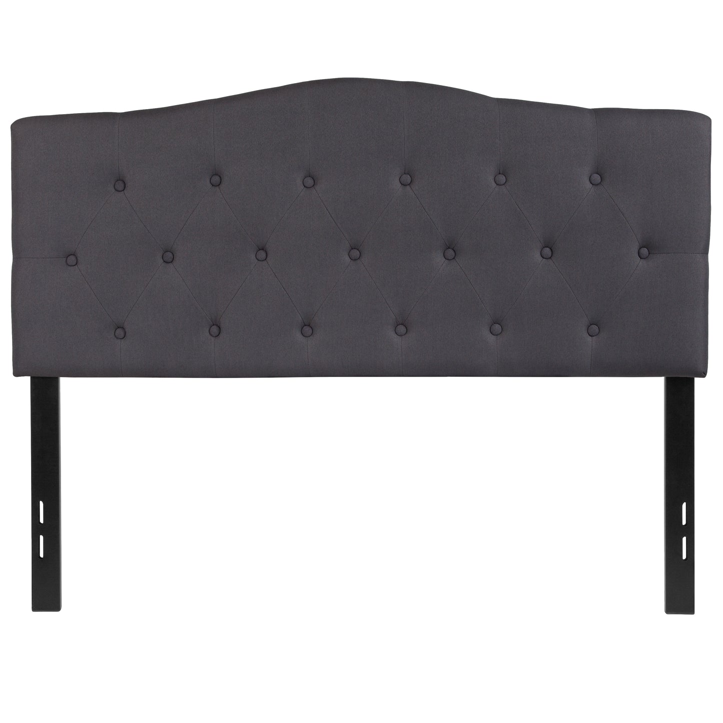 Contemporary Fabric Upholstered Headboard with Diamond Tufting (Full, Queen, King, Twin)