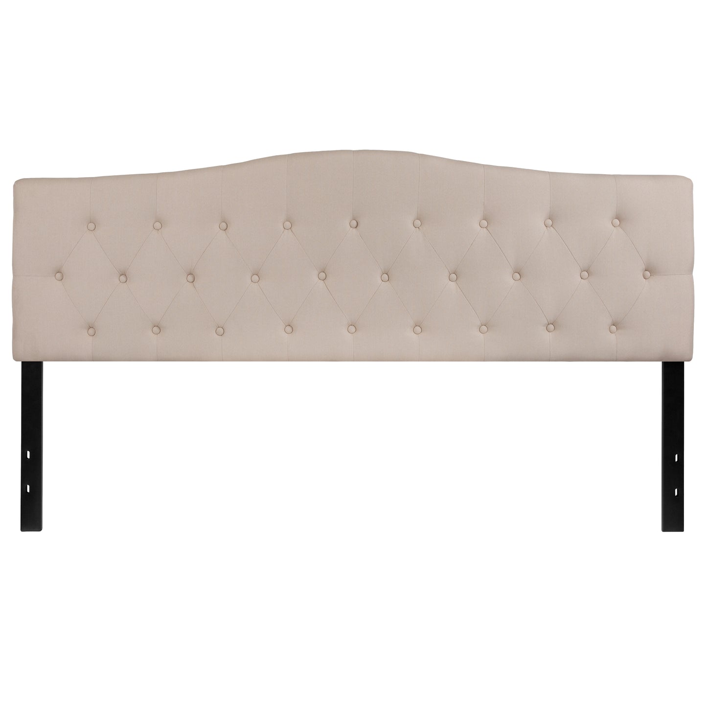 Contemporary Fabric Upholstered Headboard with Diamond Tufting (Full, Queen, King, Twin)