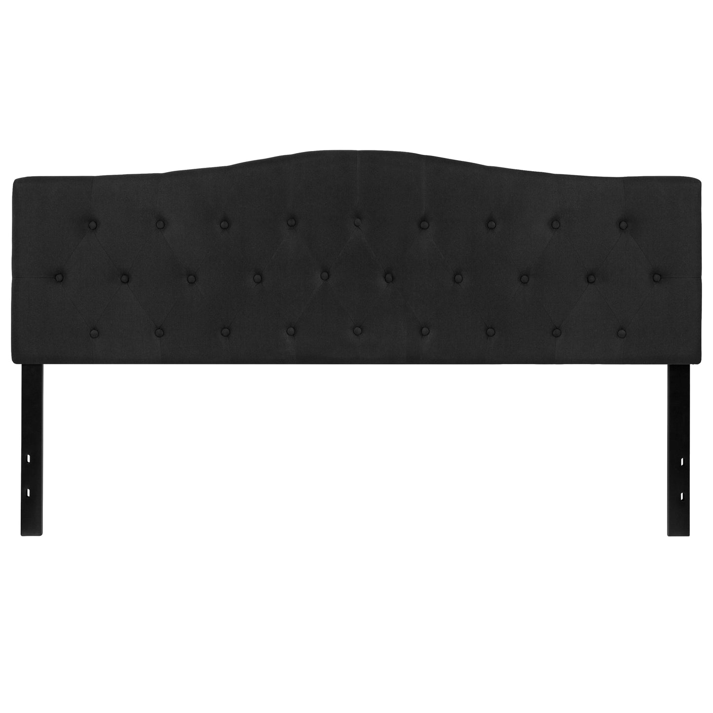 Contemporary Fabric Upholstered Headboard with Diamond Tufting (Full, Queen, King, Twin)