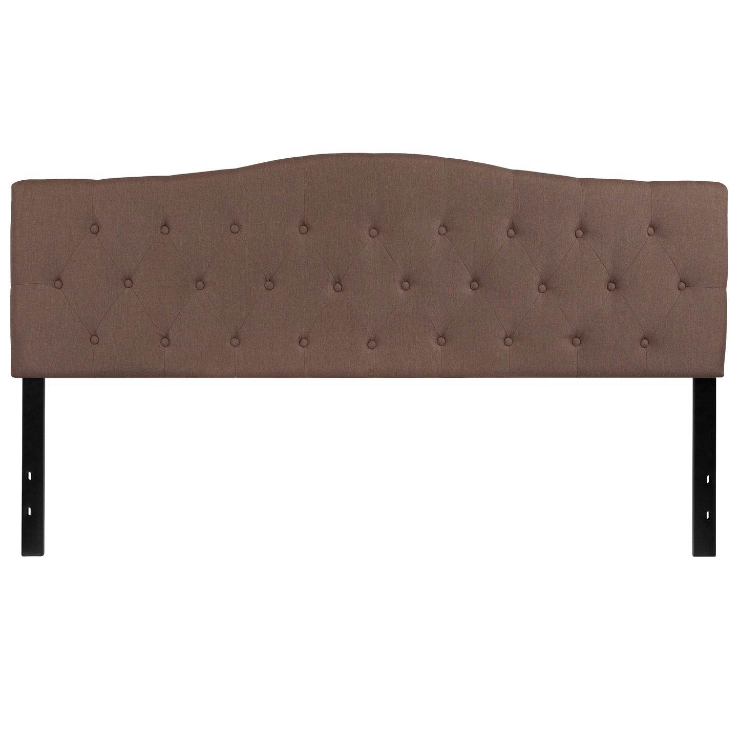 Contemporary Fabric Upholstered Headboard with Diamond Tufting (Full, Queen, King, Twin)