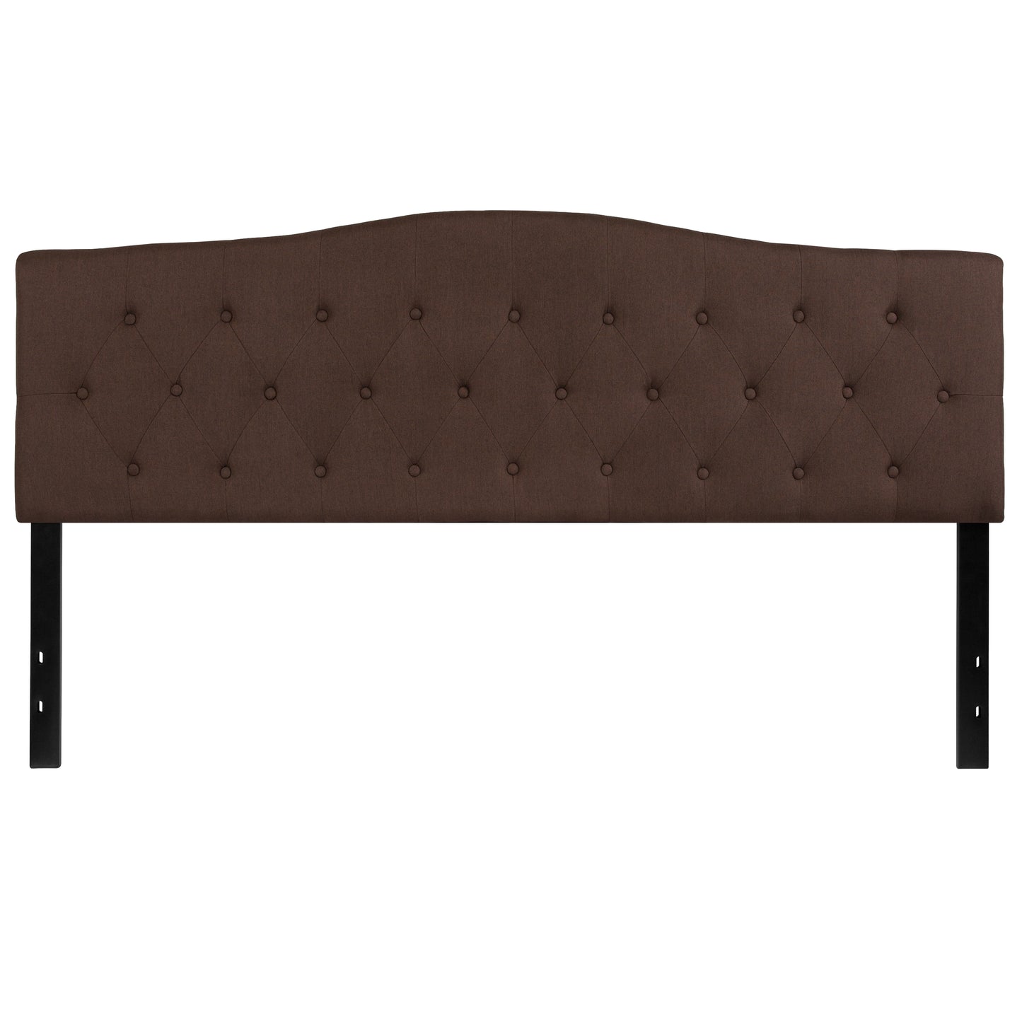 Contemporary Fabric Upholstered Headboard with Diamond Tufting (Full, Queen, King, Twin)