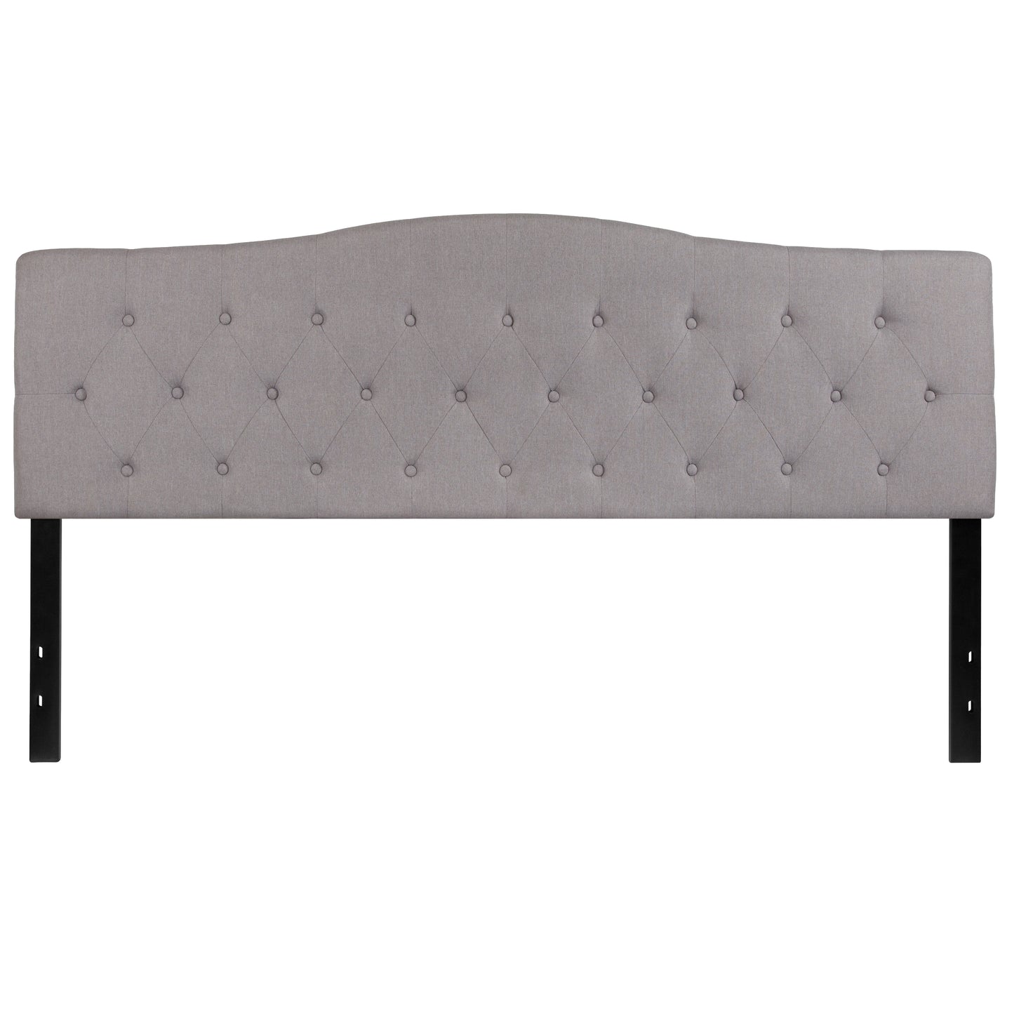 Contemporary Fabric Upholstered Headboard with Diamond Tufting (Full, Queen, King, Twin)