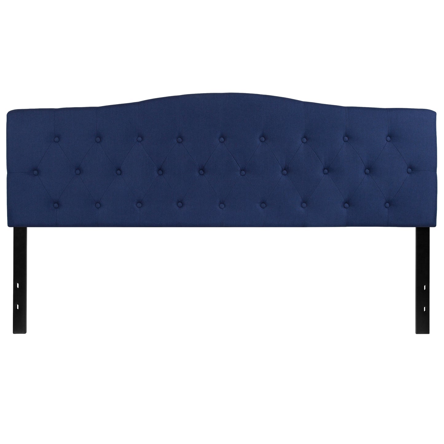 Contemporary Fabric Upholstered Headboard with Diamond Tufting (Full, Queen, King, Twin)