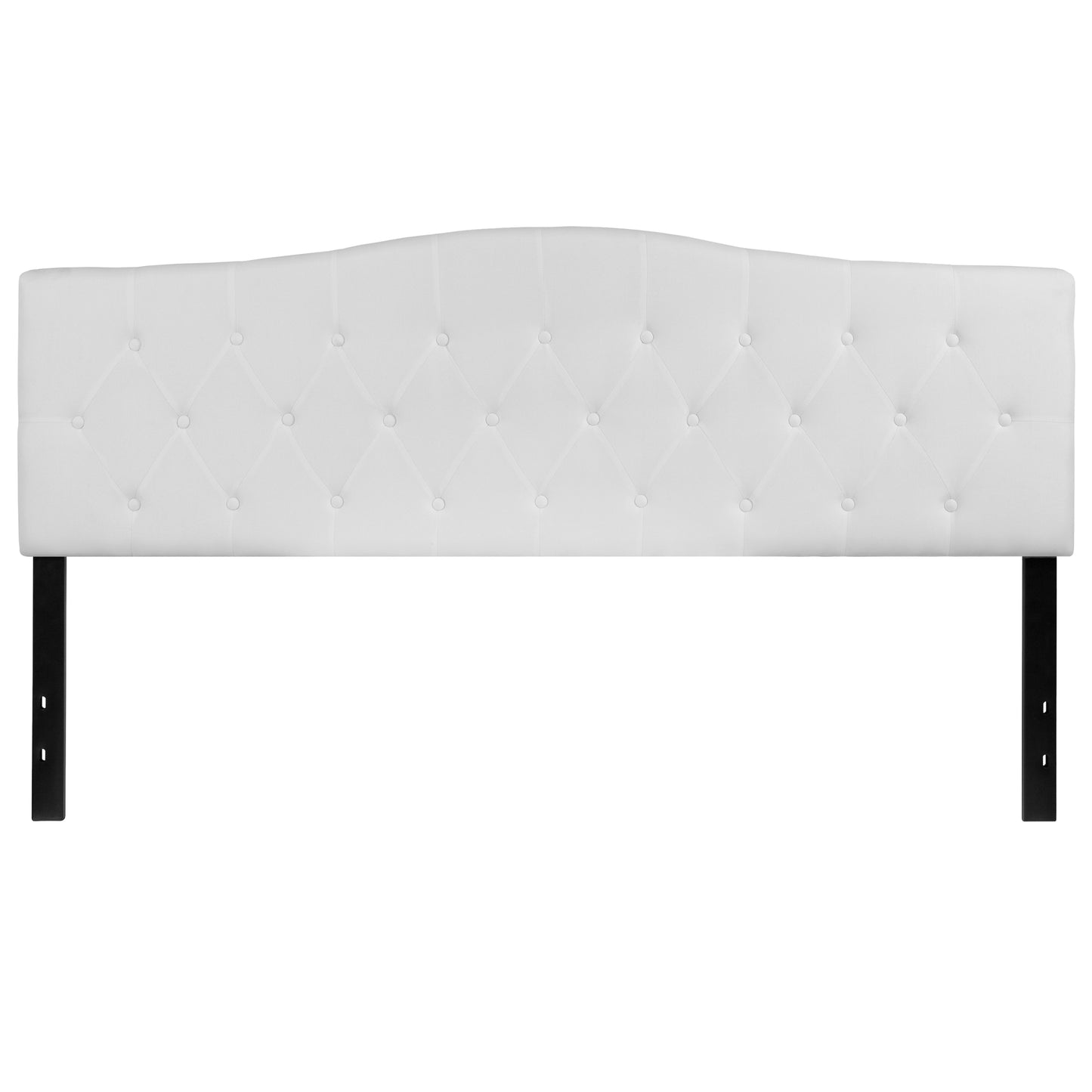 Contemporary Fabric Upholstered Headboard with Diamond Tufting (Full, Queen, King, Twin)