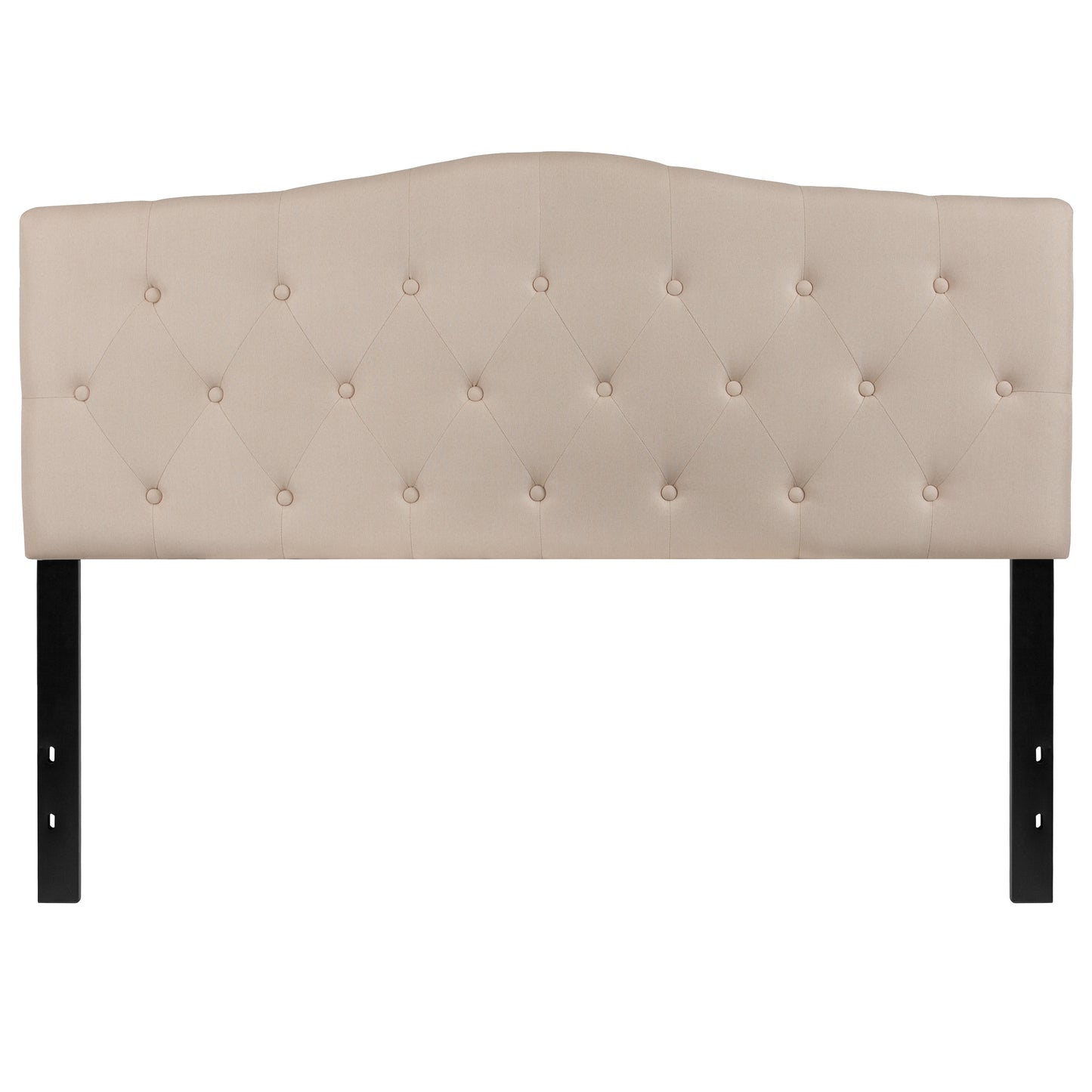 Contemporary Fabric Upholstered Headboard with Diamond Tufting (Full, Queen, King, Twin)