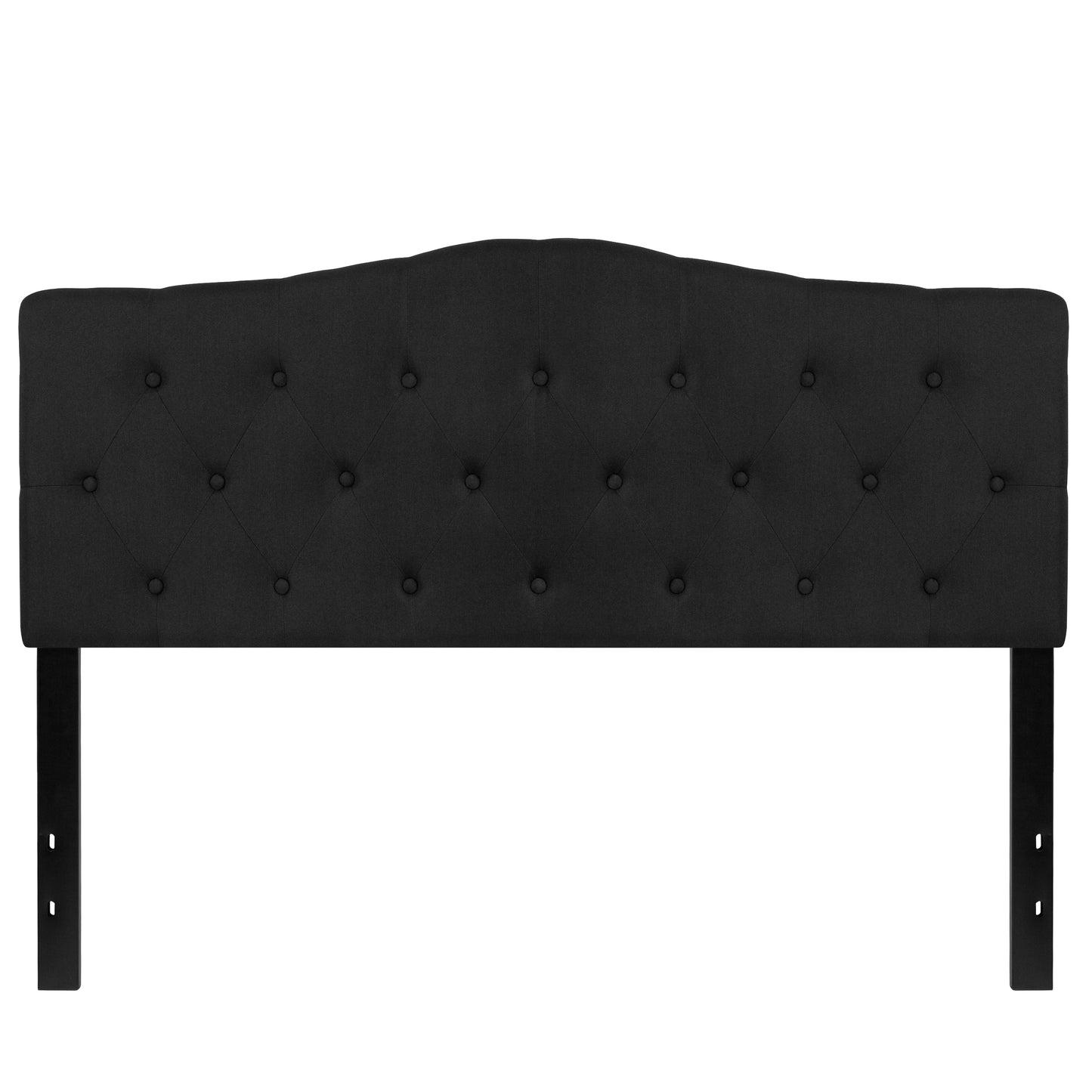 Contemporary Fabric Upholstered Headboard with Diamond Tufting (Full, Queen, King, Twin)