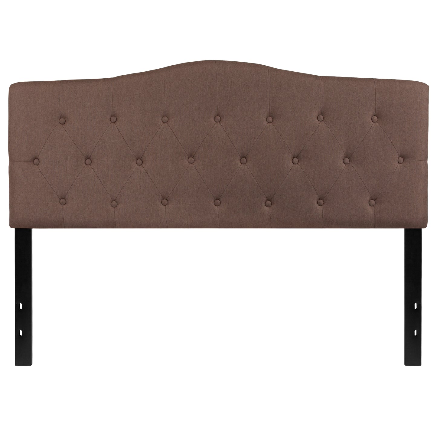 Contemporary Fabric Upholstered Headboard with Diamond Tufting (Full, Queen, King, Twin)