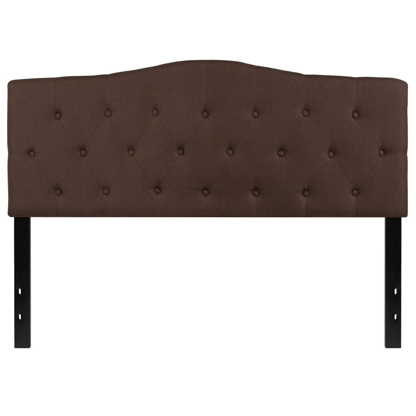 Contemporary Fabric Upholstered Headboard with Diamond Tufting (Full, Queen, King, Twin)