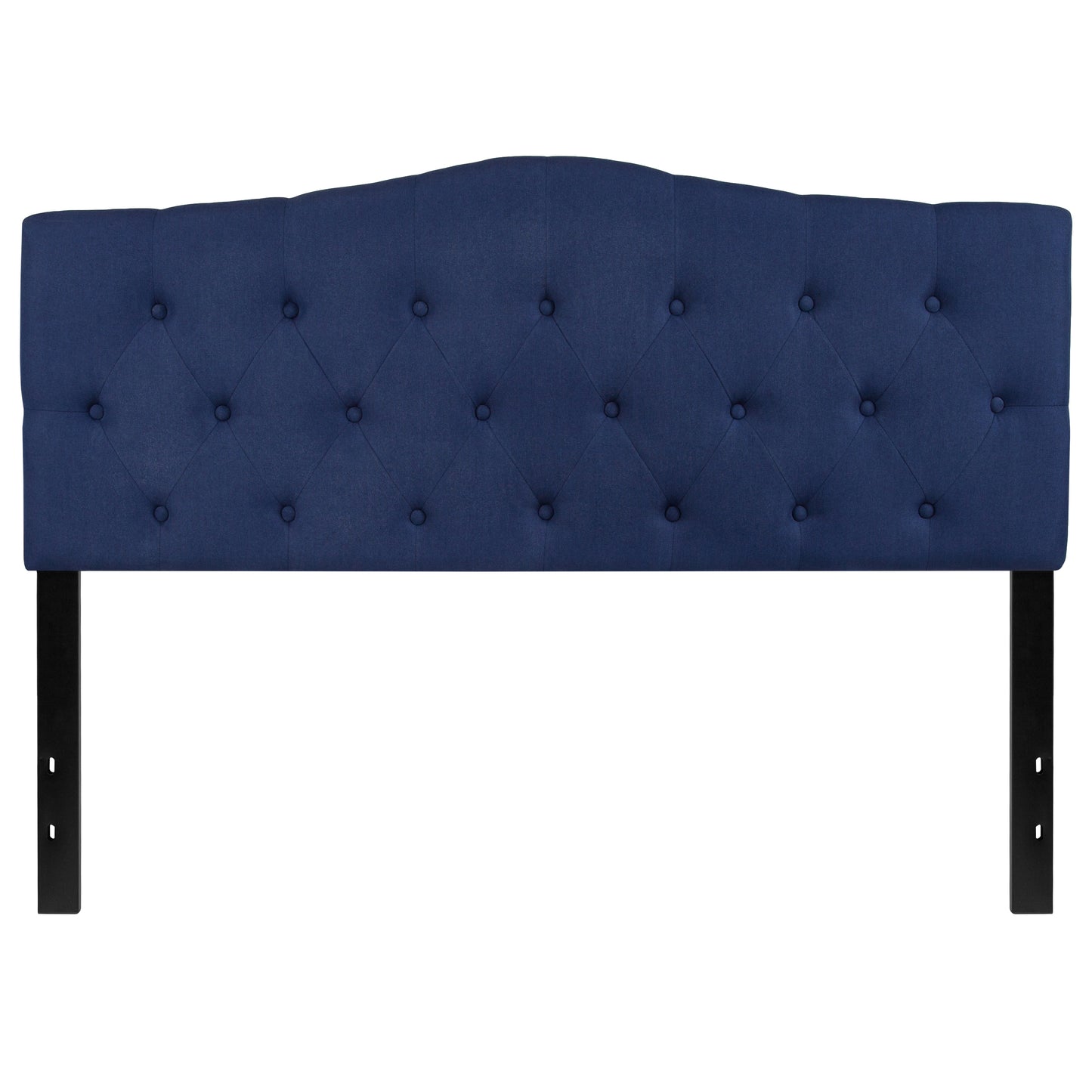 Contemporary Fabric Upholstered Headboard with Diamond Tufting (Full, Queen, King, Twin)