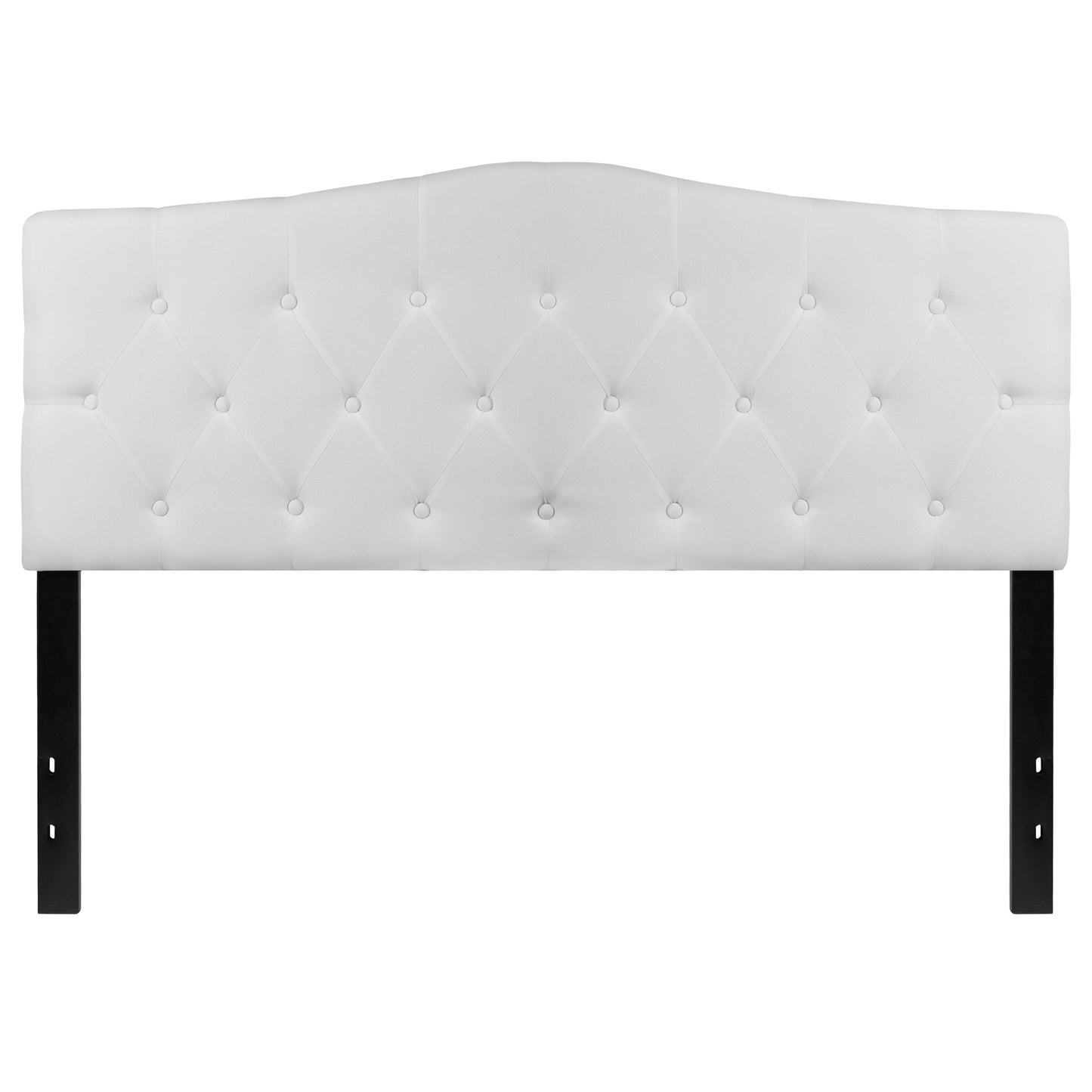 Contemporary Fabric Upholstered Headboard with Diamond Tufting (Full, Queen, King, Twin)