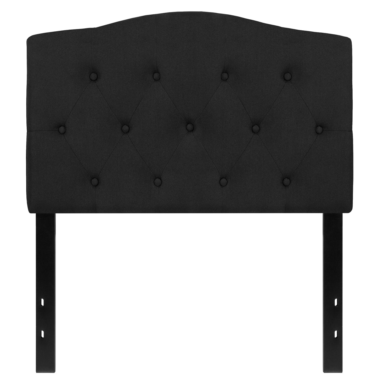 Contemporary Fabric Upholstered Headboard with Diamond Tufting (Full, Queen, King, Twin)