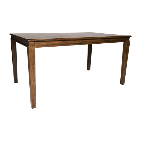 Traditional 60-Inch Solid Wood Dining Table for 6