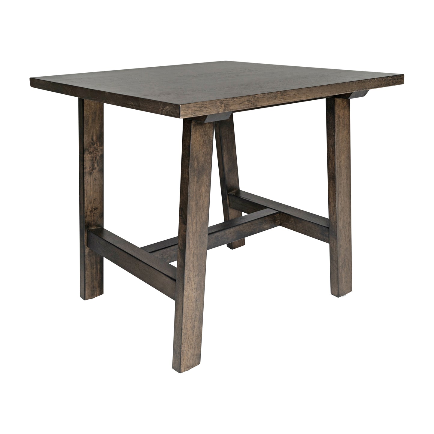 Solid Wood Farmhouse End Table