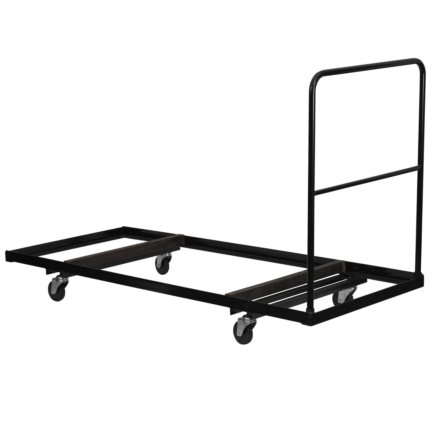 Black Folding Table Dolly for 30''W x 72''D Rectangular Folding Tables