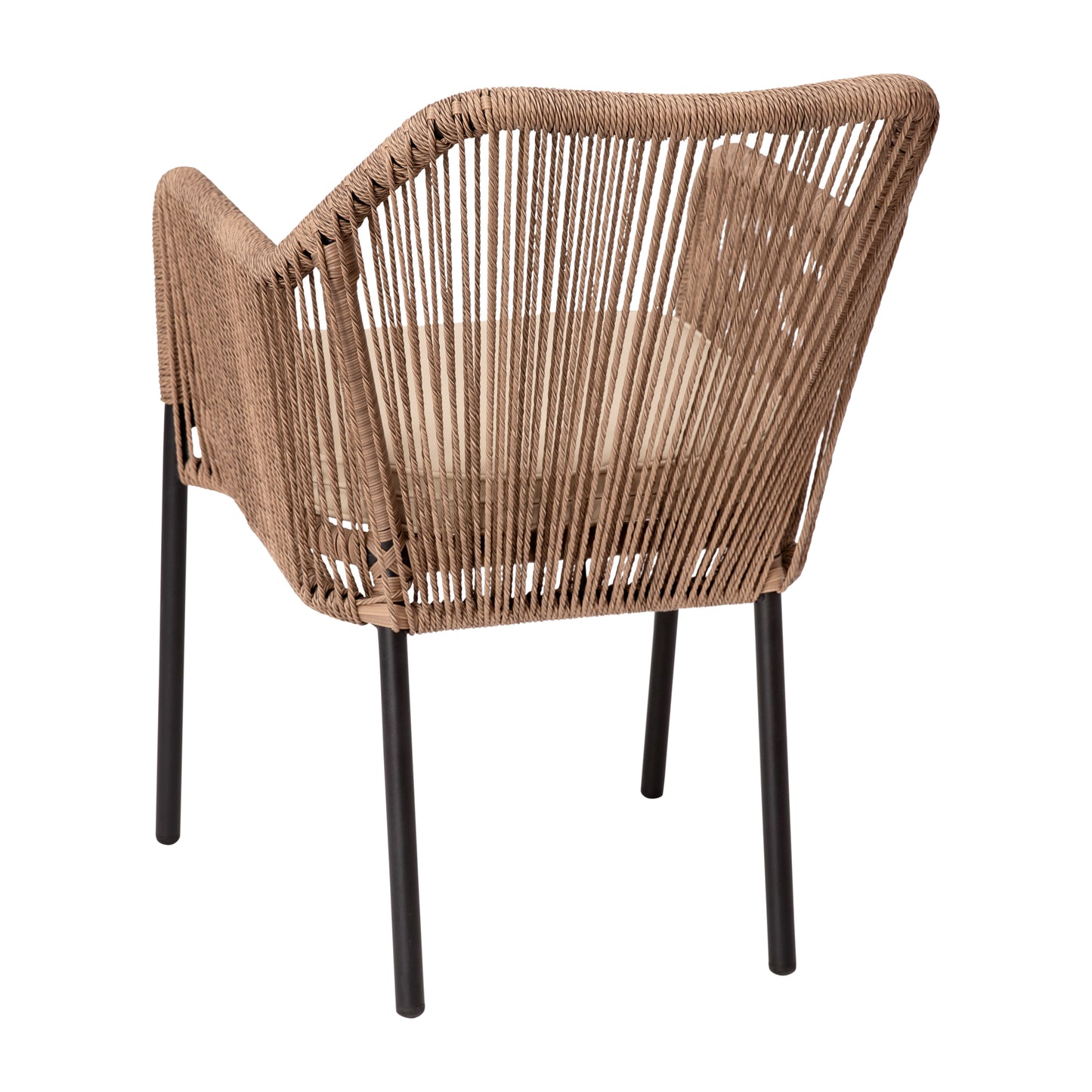 All-Weather Woven Stacking Club Chairs - Set of 2