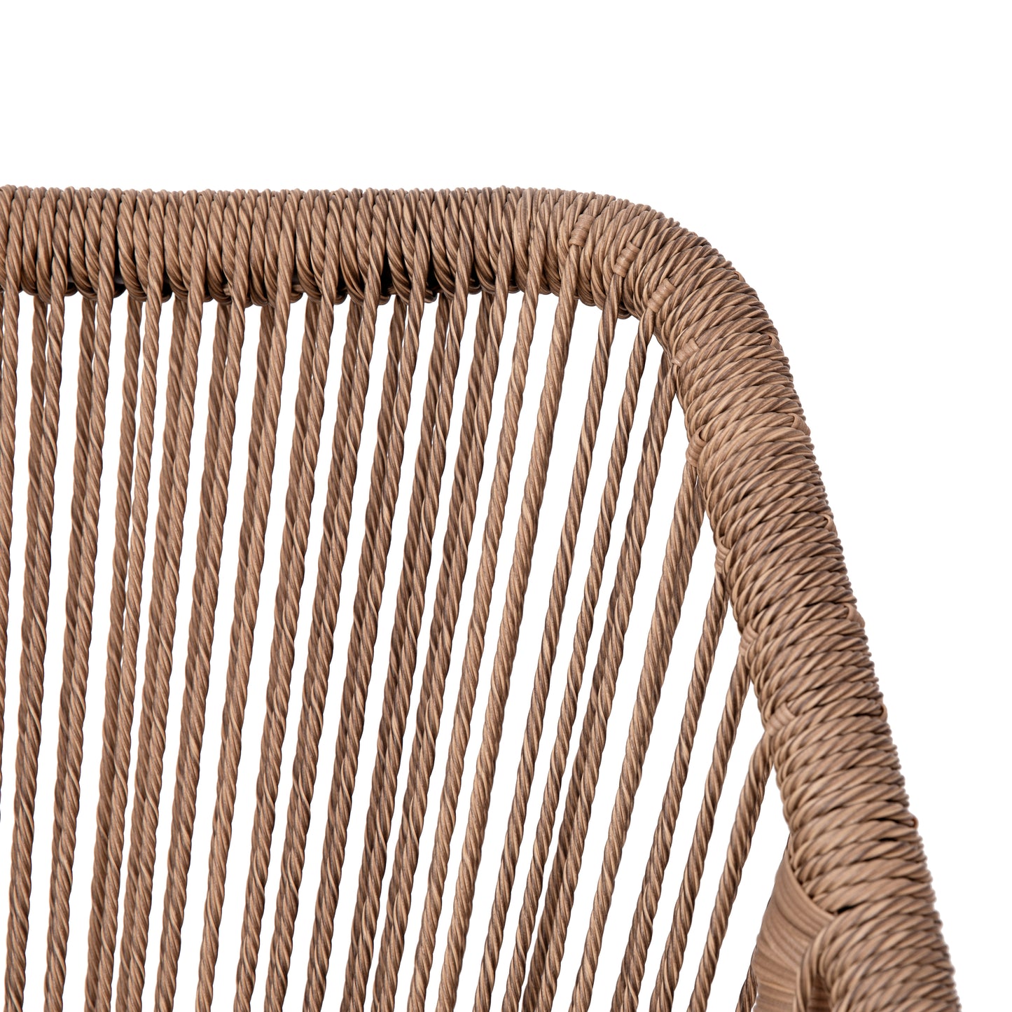 All-Weather Woven Stacking Club Chairs - Set of 2