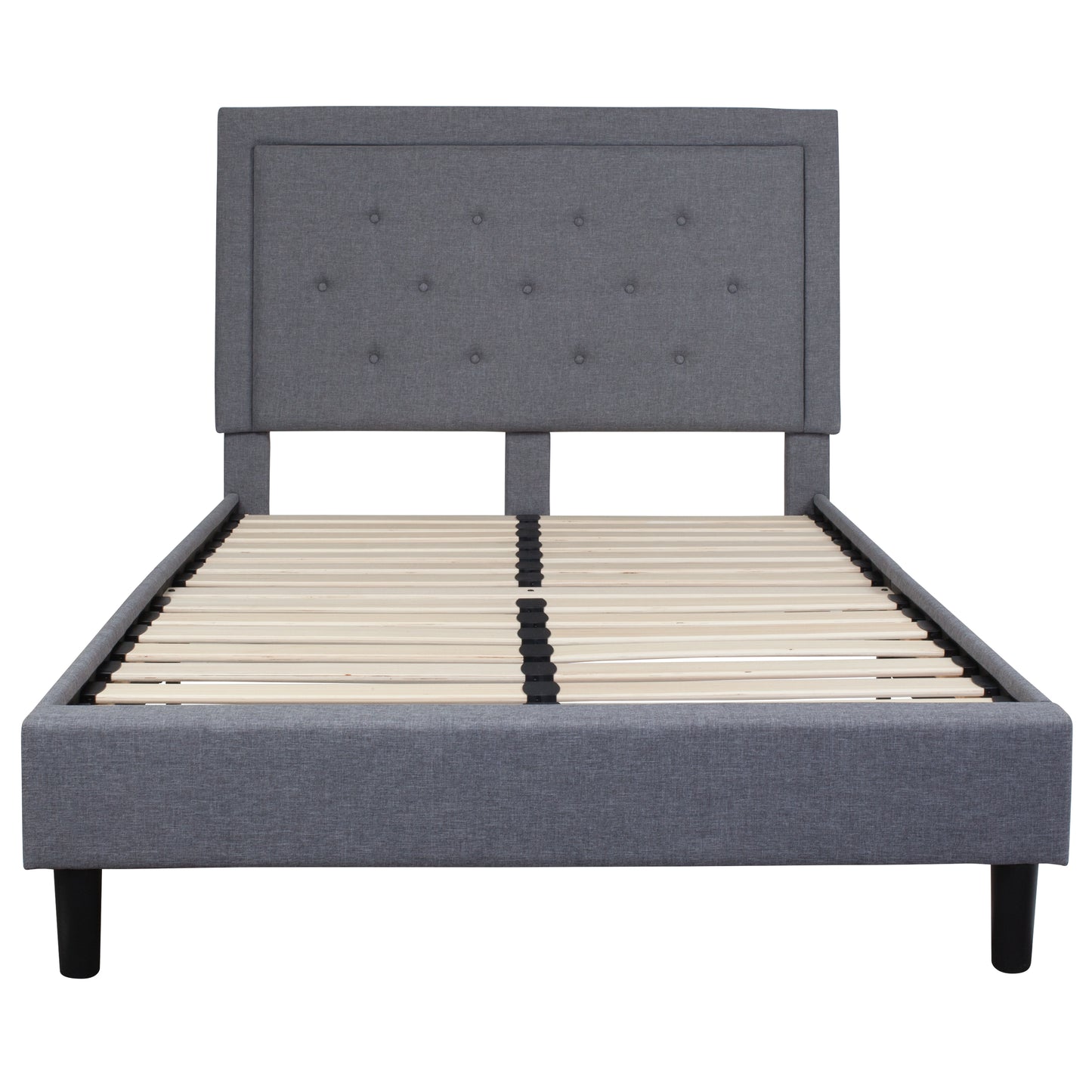 Full Size Tufted Upholstered Platform Bed