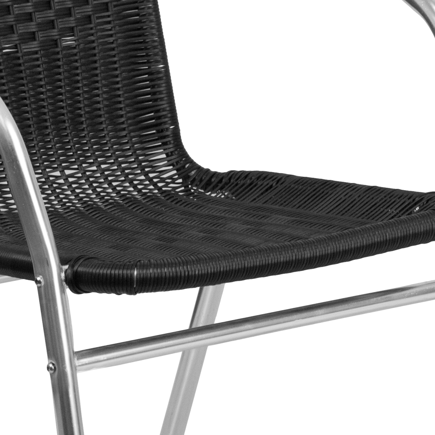 Commercial Durable Stackable Rattan Restaurant Chair