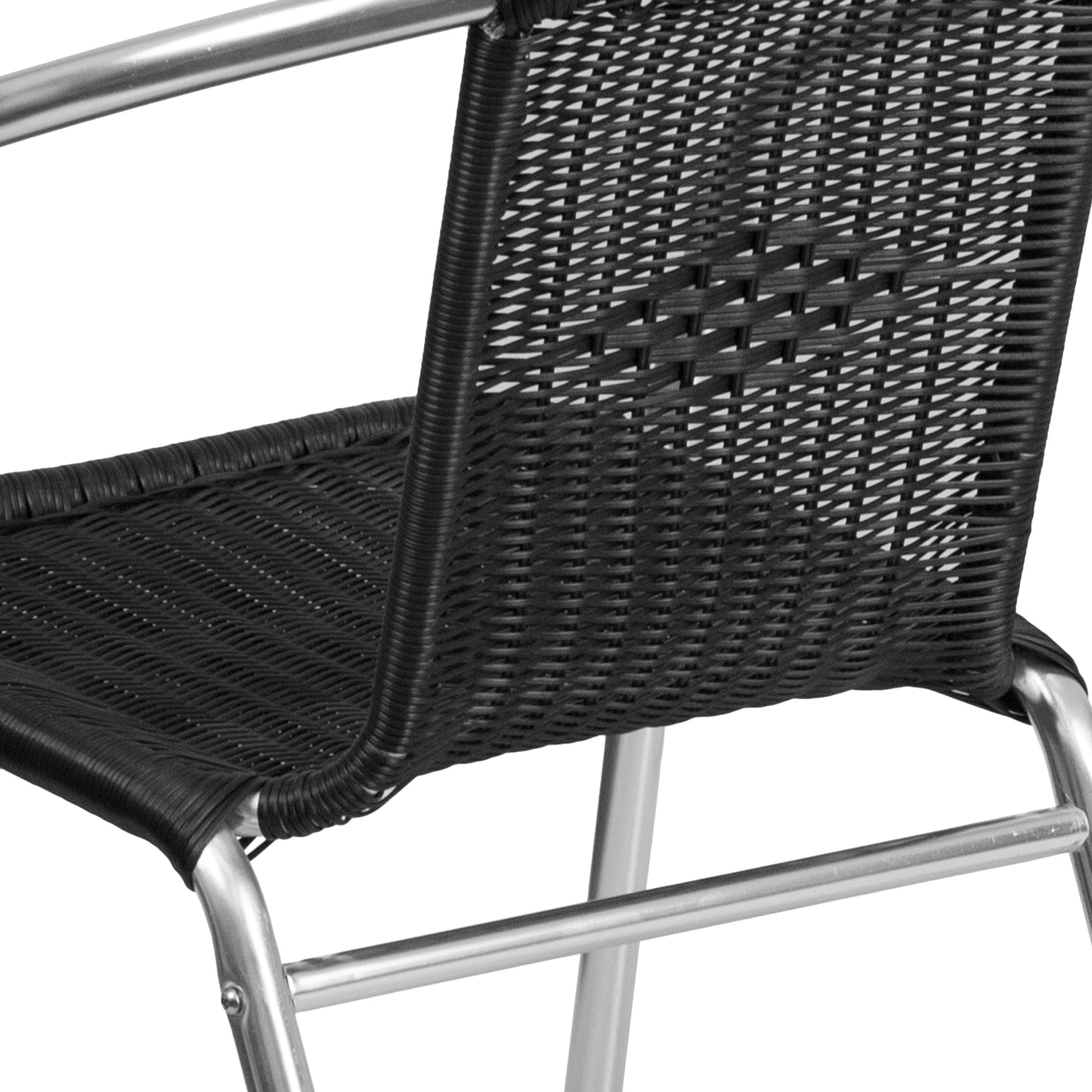 Commercial Durable Stackable Rattan Restaurant Chair