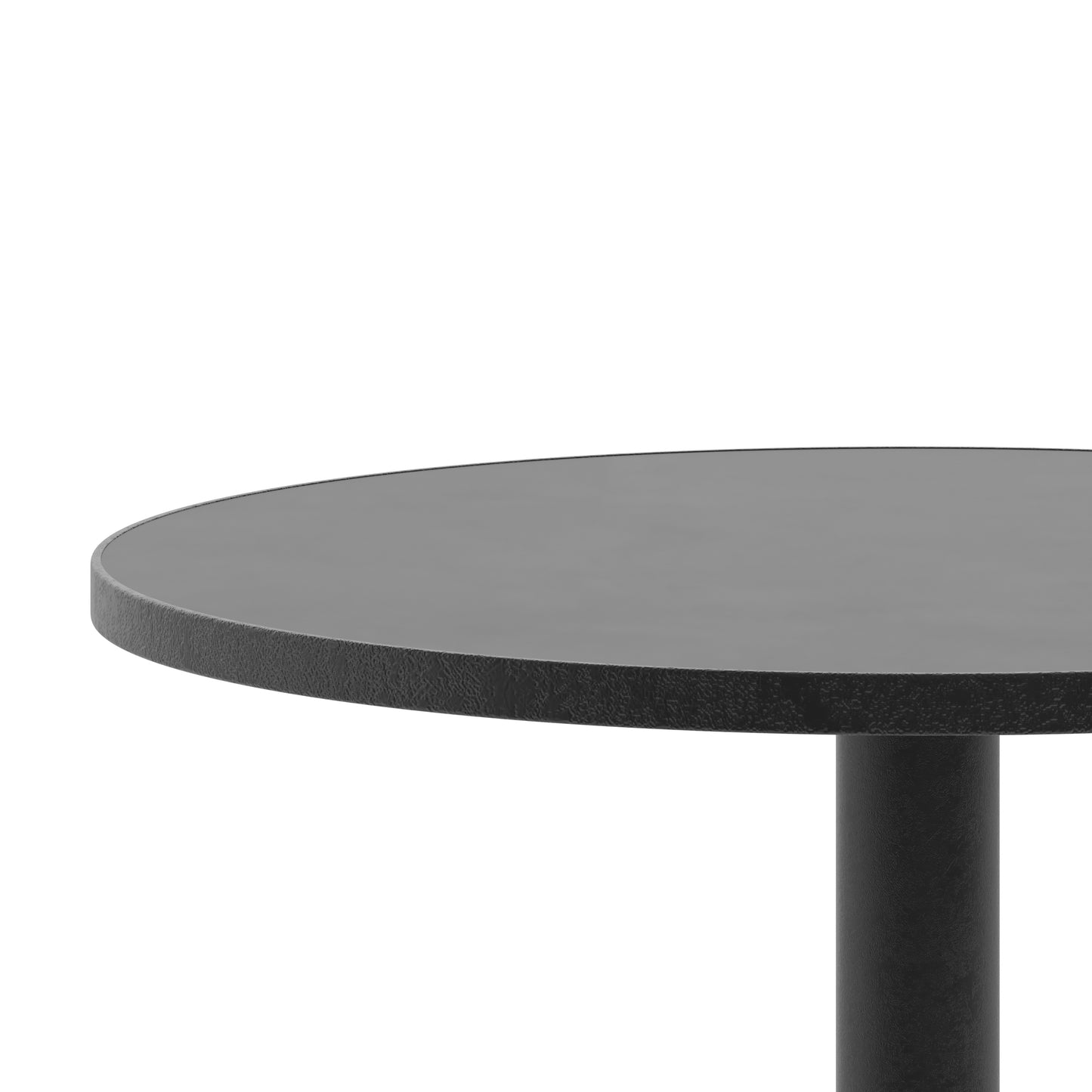 Commercial Metal Round Indoor/Outdoor Table - 23.5" W