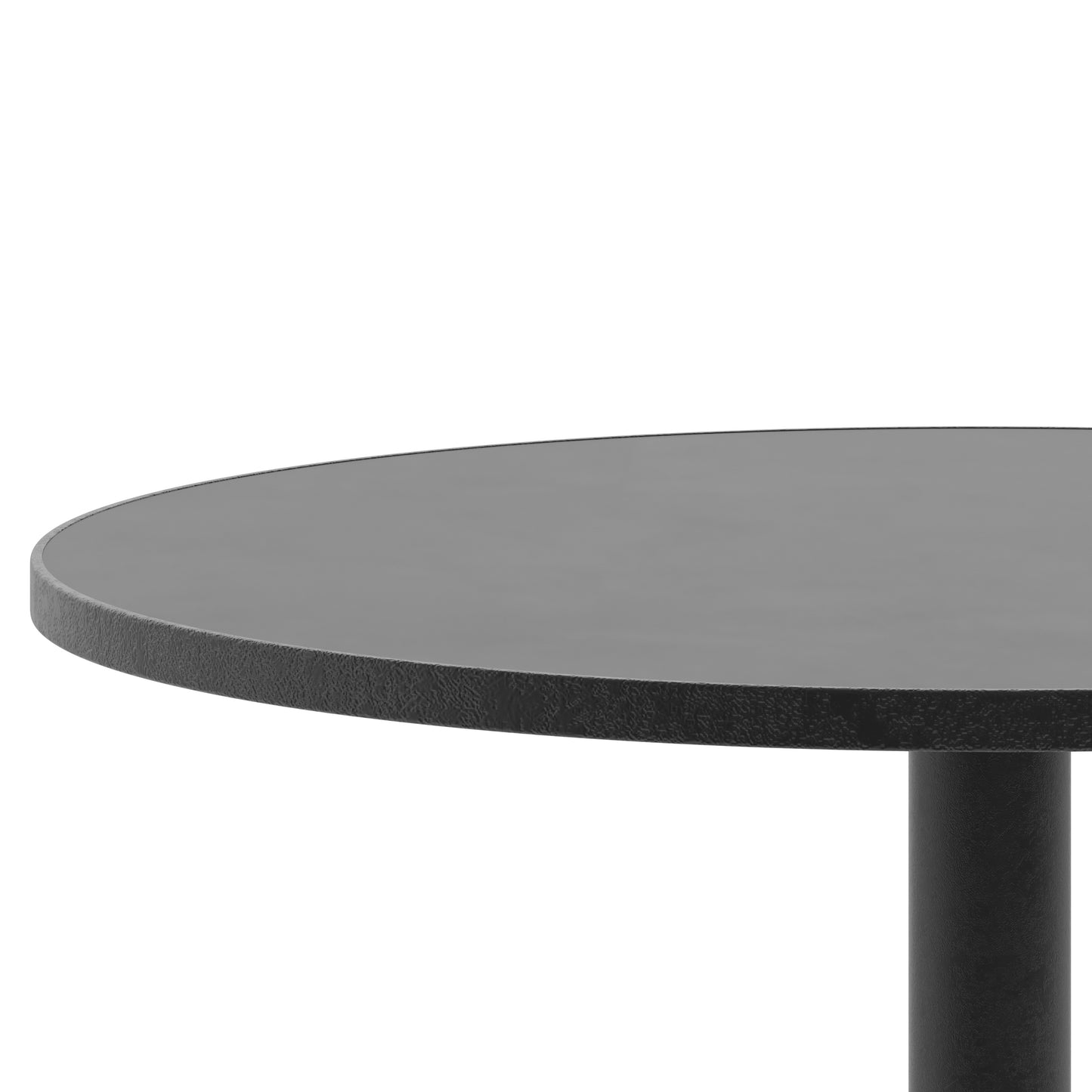 Commercial Metal Round Indoor/Outdoor Table - 27.5" W