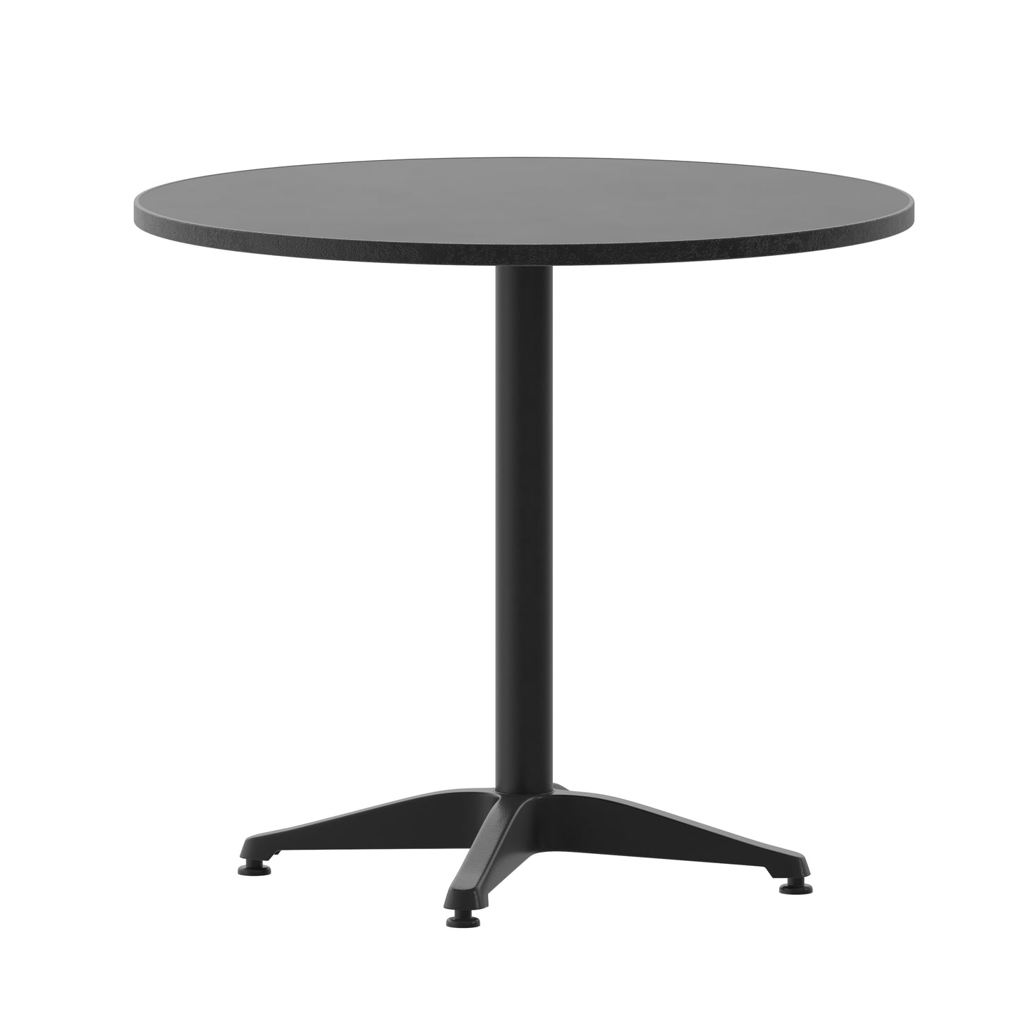 Commercial Metal Round Indoor/Outdoor Table - 31.5" W