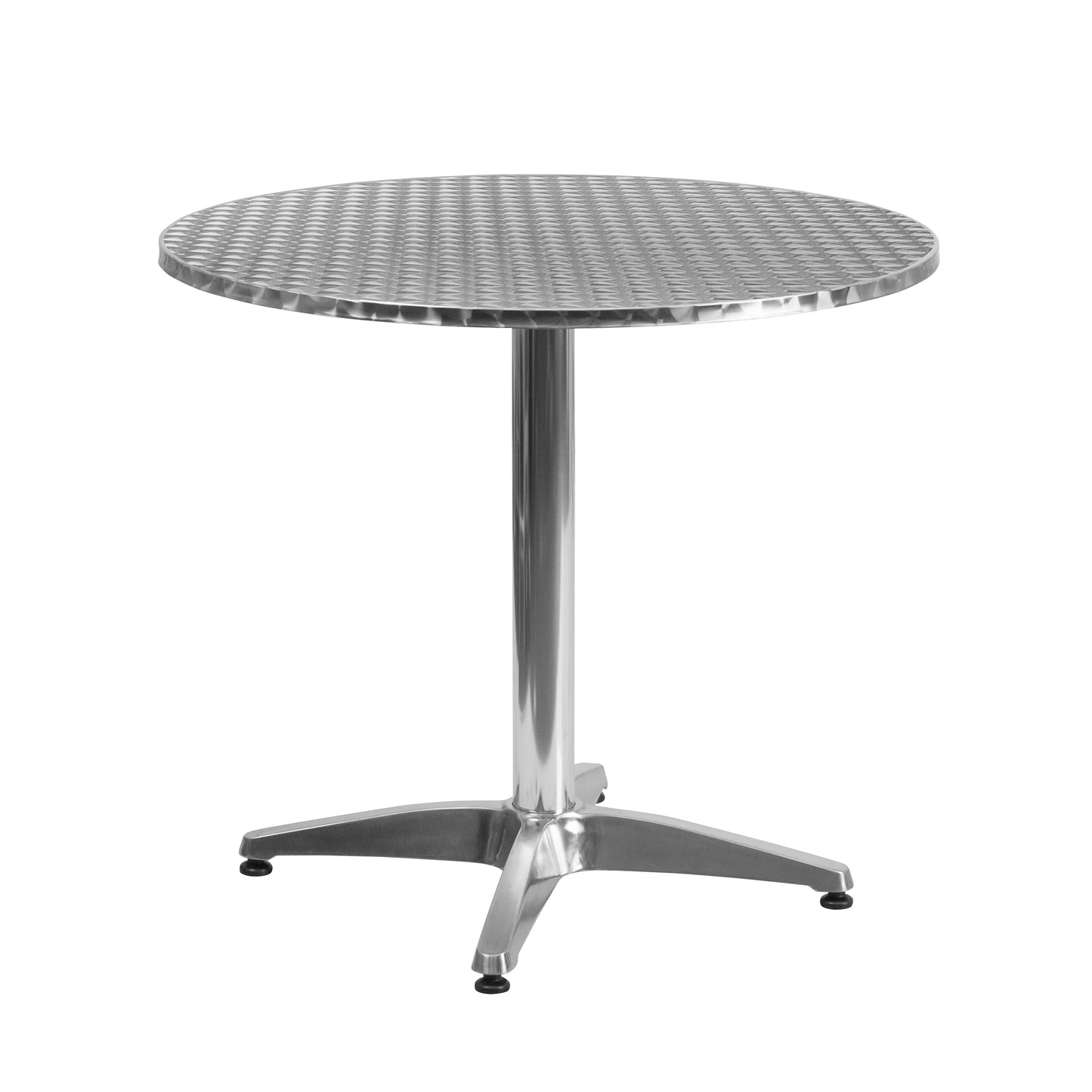 Commercial Metal Round Indoor/Outdoor Table - 31.5" W