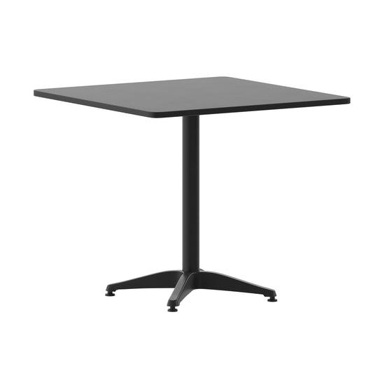 Commercial Metal Square Indoor/Outdoor Table - 31.5" W