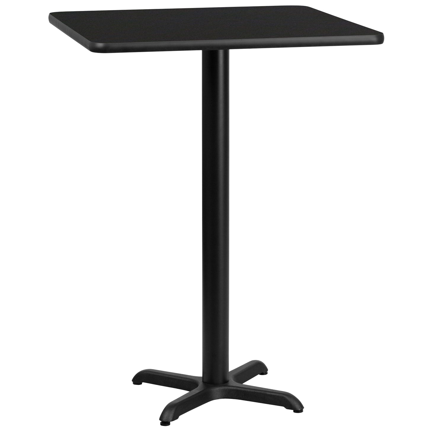 24" Square Laminate  Bar Height Table with 22'' x 22'' Table Base