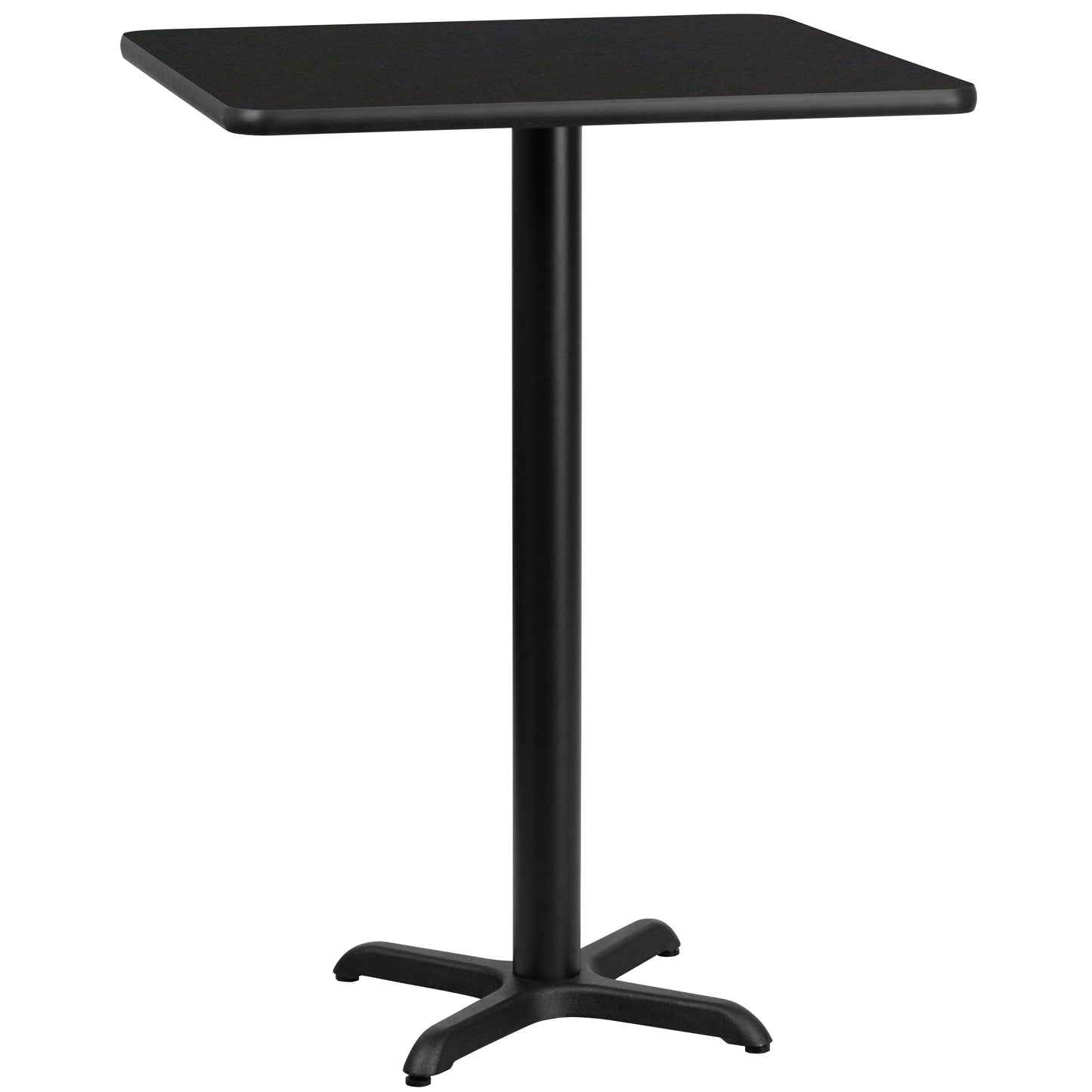 30'' Square Laminate Bar Height Table with 22'' x 22'' Table Base