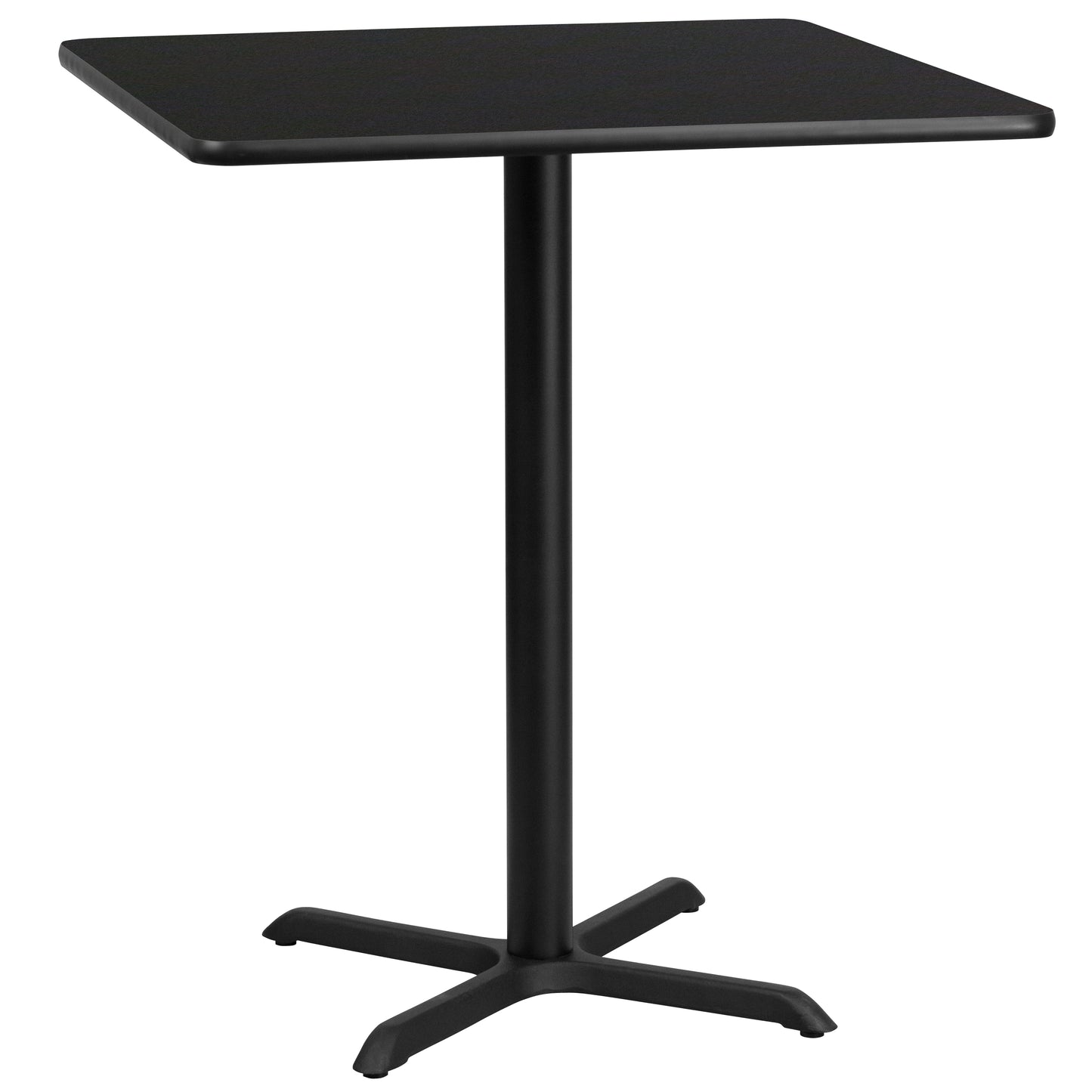 36'' Square Laminate Bar Height Table with 30'' x 30'' Table Base