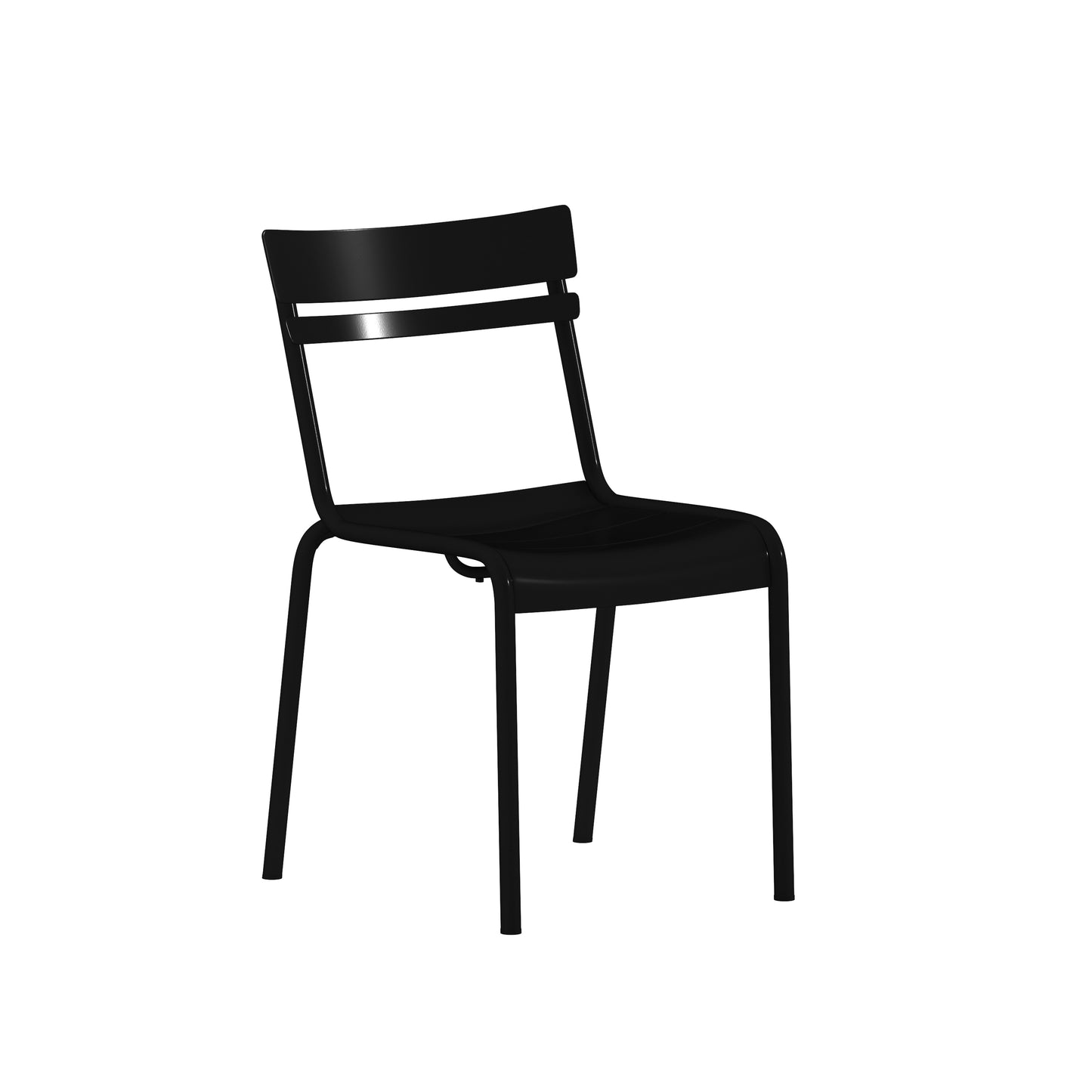 Commercial Grade Steel Stack Indoor-Outdoor Armless Chair