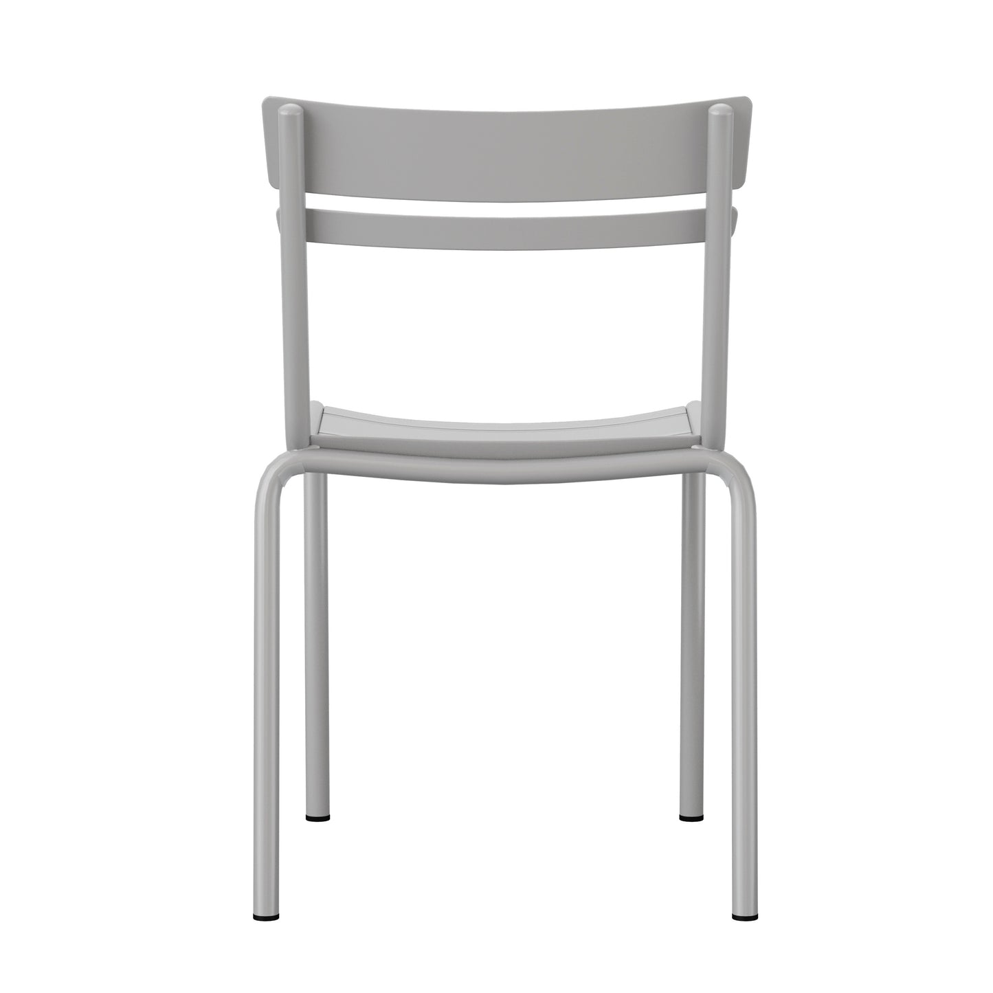 Commercial Grade Steel Stack Indoor-Outdoor Armless Chair