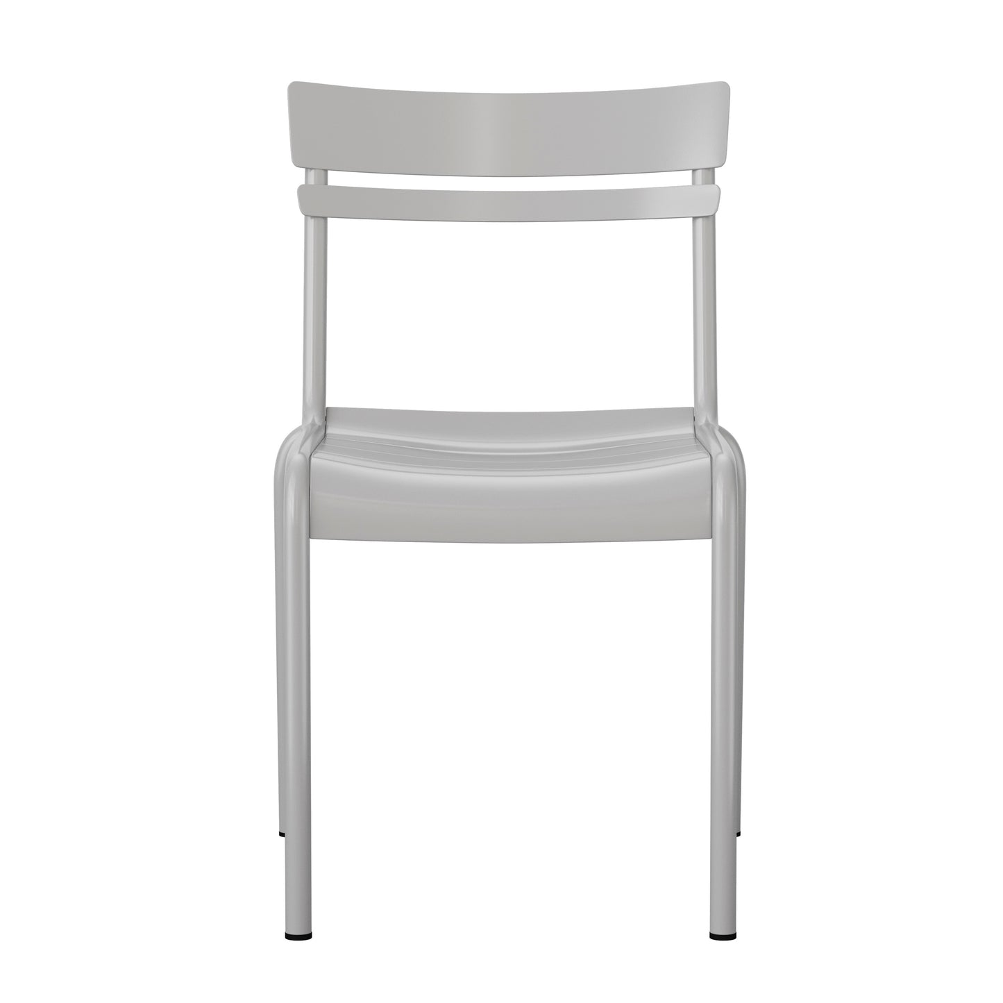 Commercial Grade Steel Stack Indoor-Outdoor Armless Chair