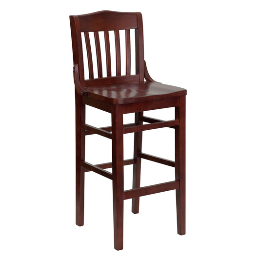 School House Back Wood Restaurant Barstool